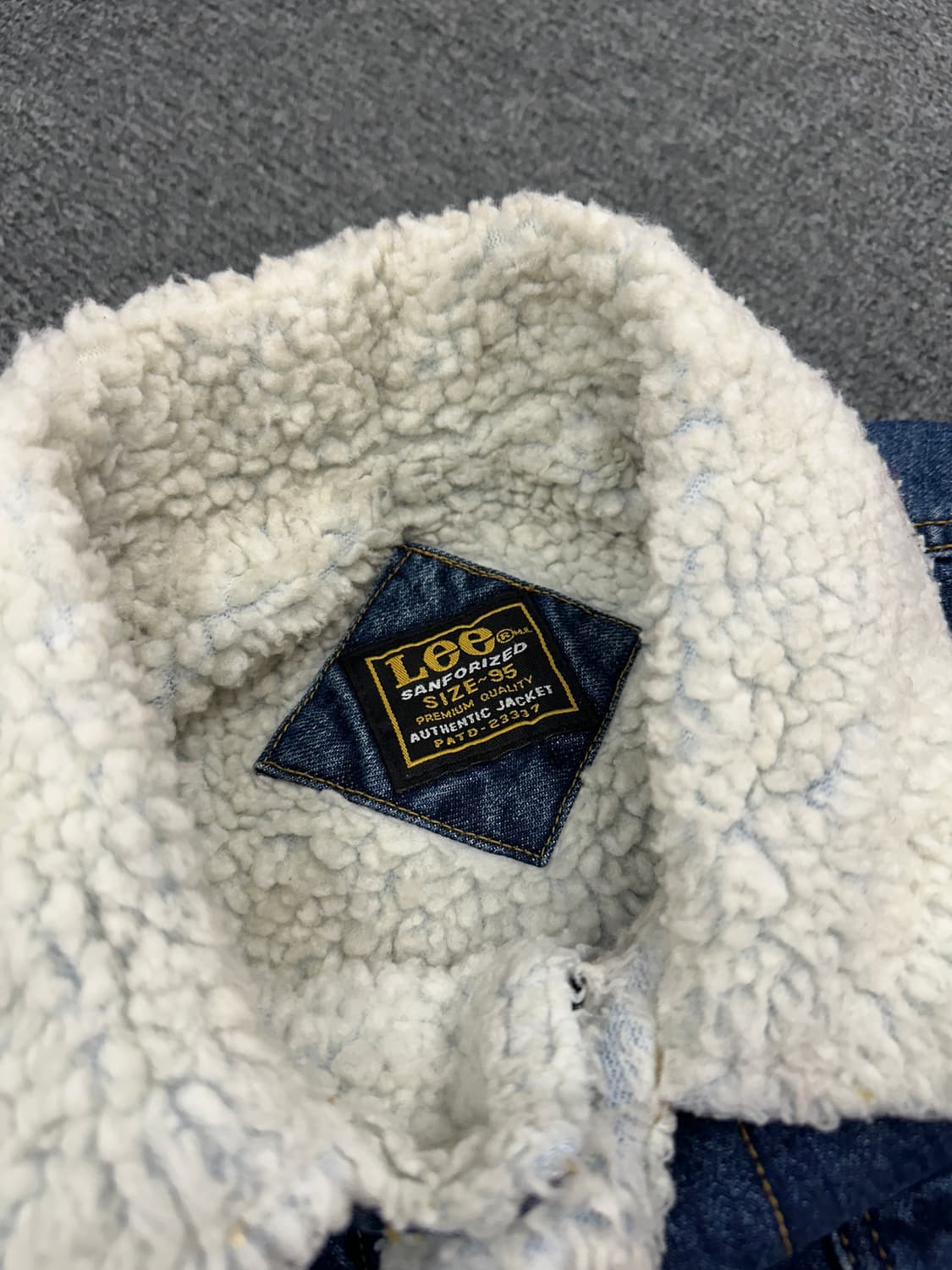95) LEE 셰르파 트러커 크롭 데님자켓 상품이미지5