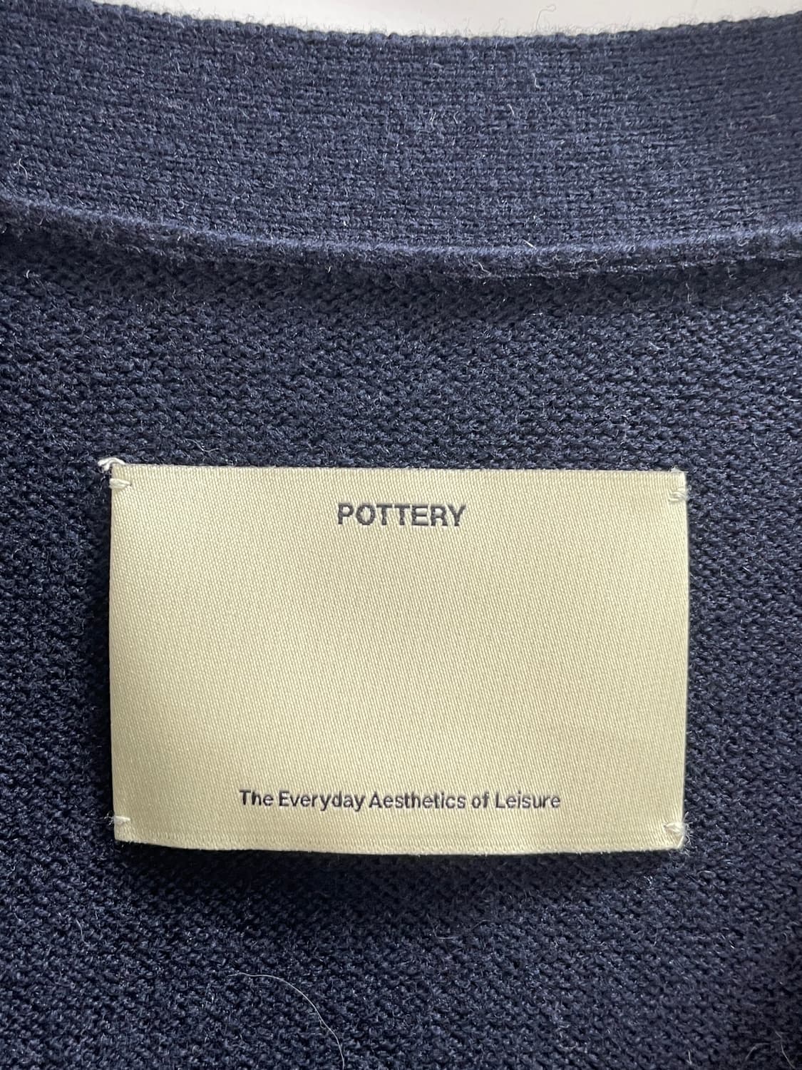 포터리 우먼스 네이비 울 가디건 (on.727) 상품이미지4