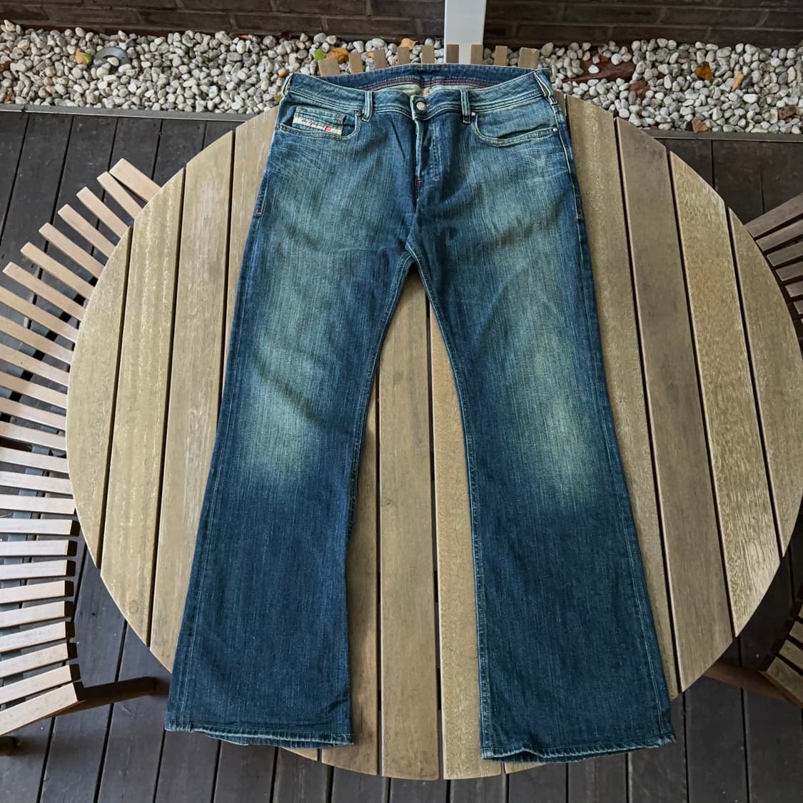 디젤 자탄 부츠컷 데님 팬츠 – 00년도 이탈리아 생산 상품이미지1