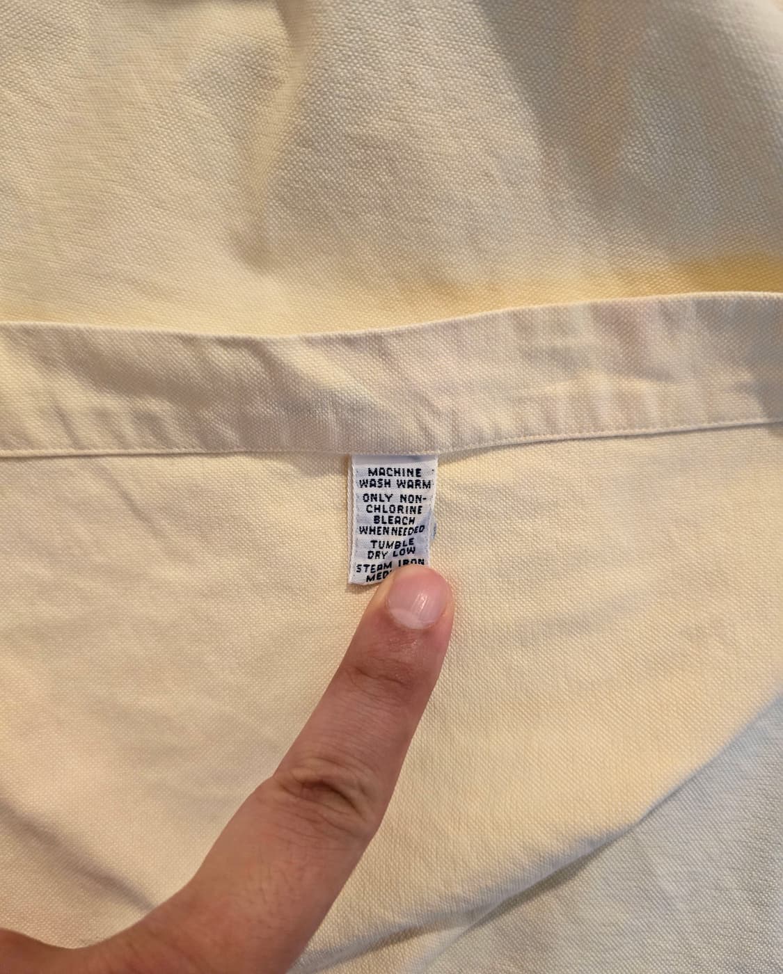 Polo BIG SHIRT 연노랑 (폴로 빅셔츠) 상품이미지4