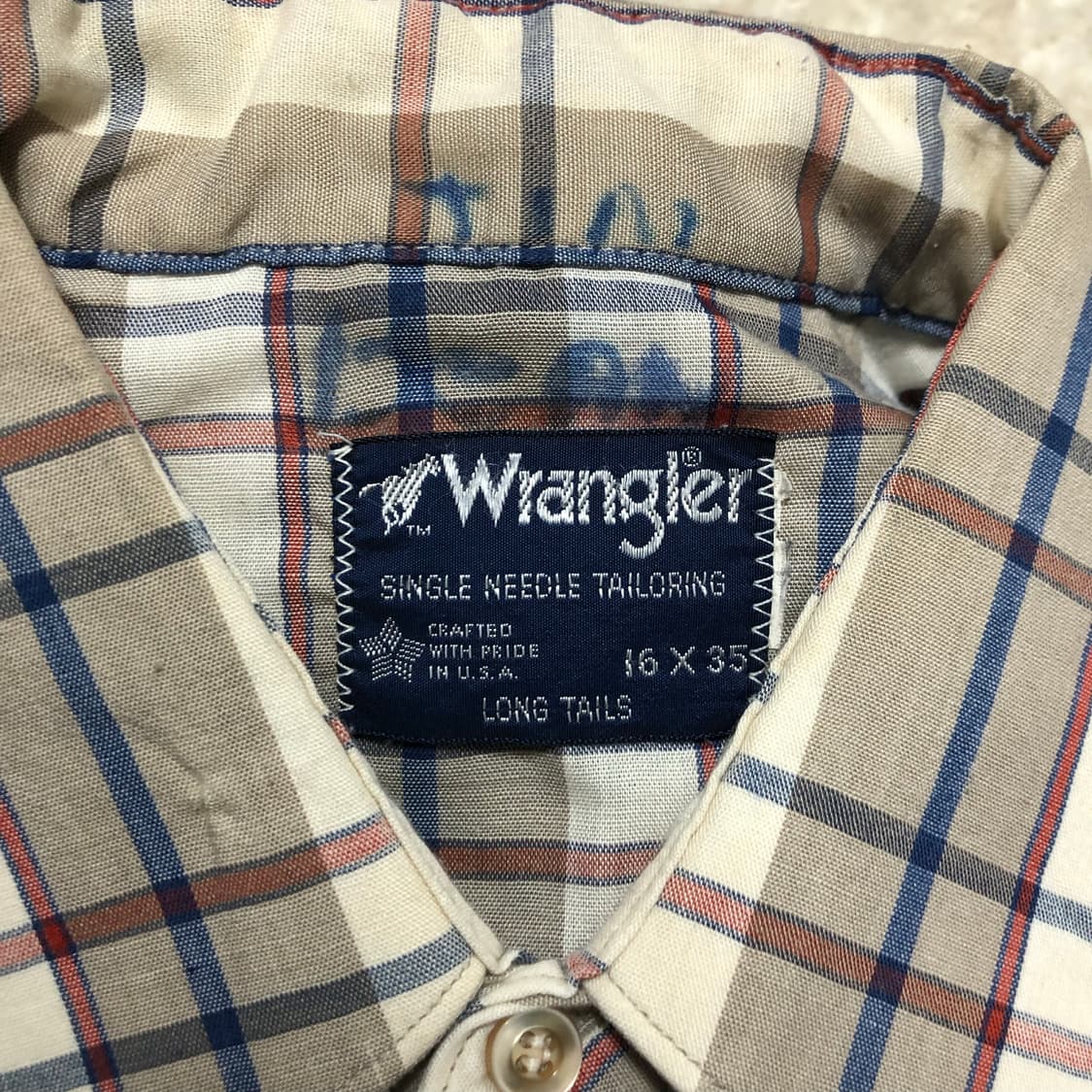 80s USA WRANGLER 랭글러 웨스턴 셔츠  상품이미지9