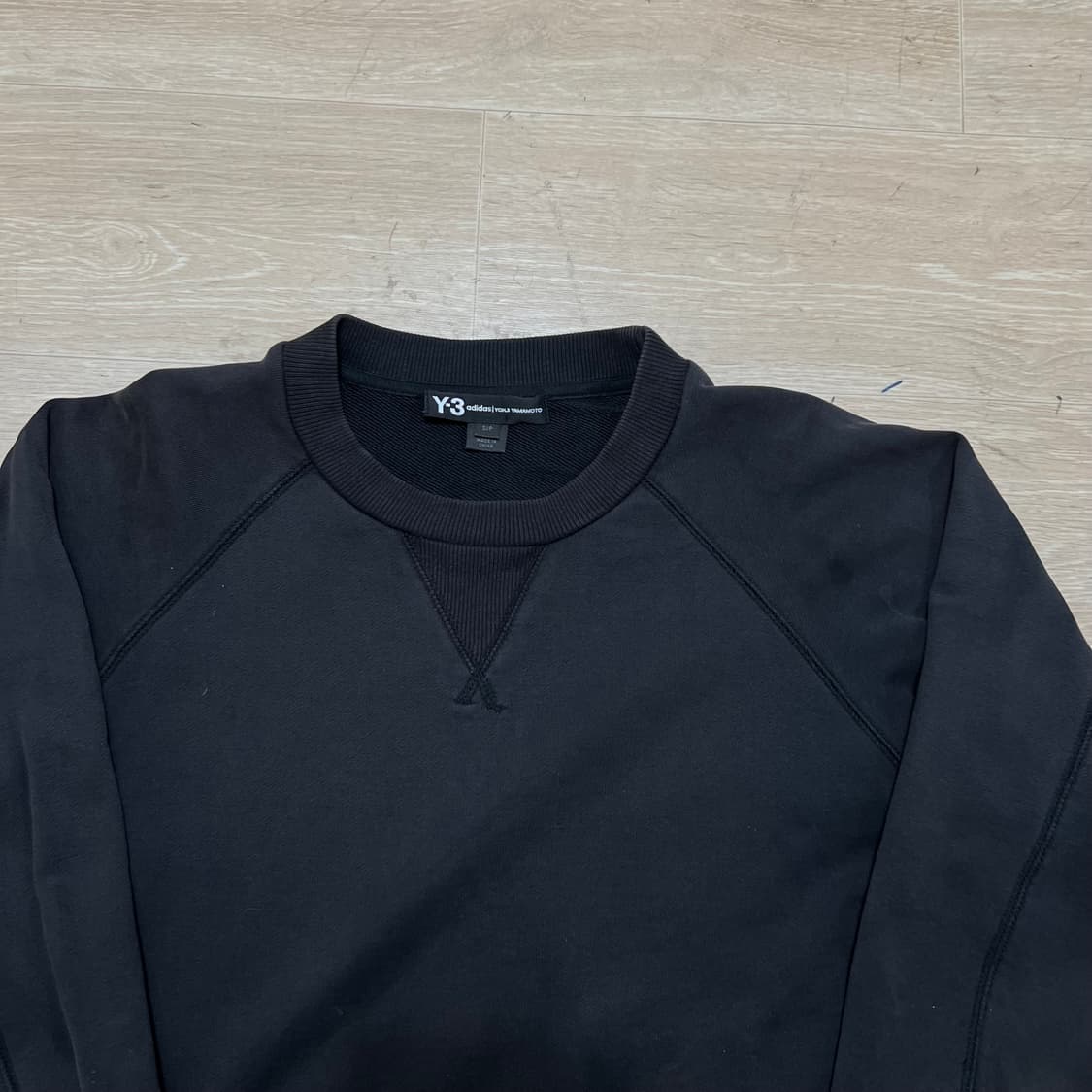 Y-3 요지 야마모토 빅로고 프린팅 맨투맨 [블랙] S/90 상품이미지2