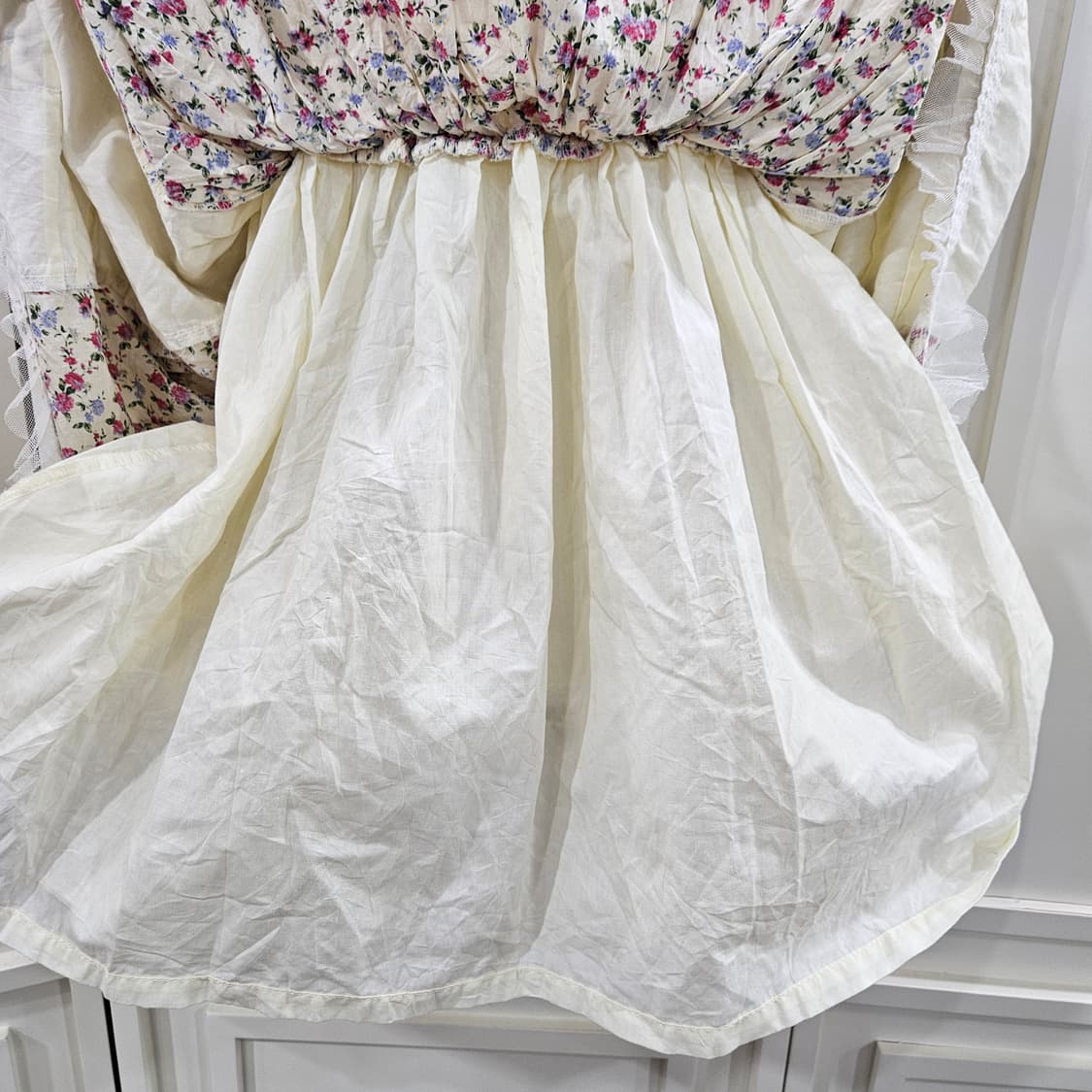 플라워 레이스 끈 원피스 상품이미지8