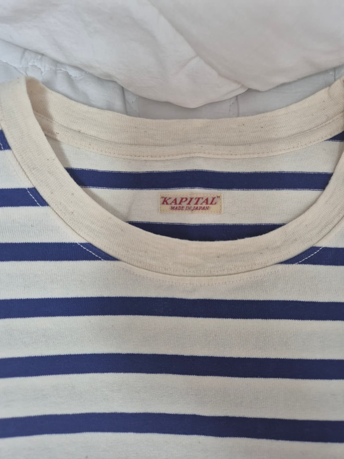 캐피탈 스마일 스트라이프 티셔츠 상품이미지4