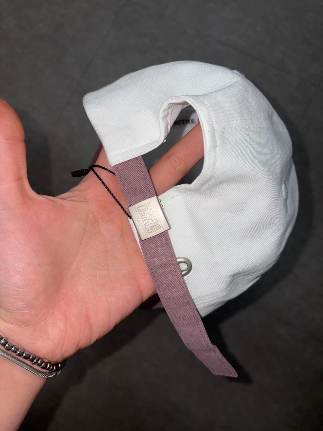 정품 마리떼 투톤 볼캡 상품이미지3