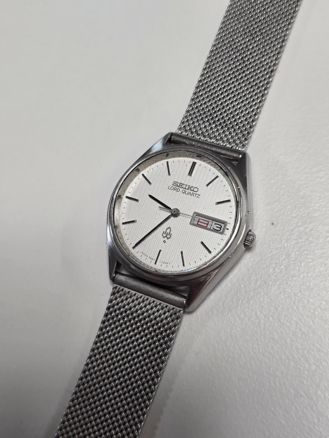 세이코 70's Lord Quartz 7853-7020 헤링본 다이얼 상품이미지9