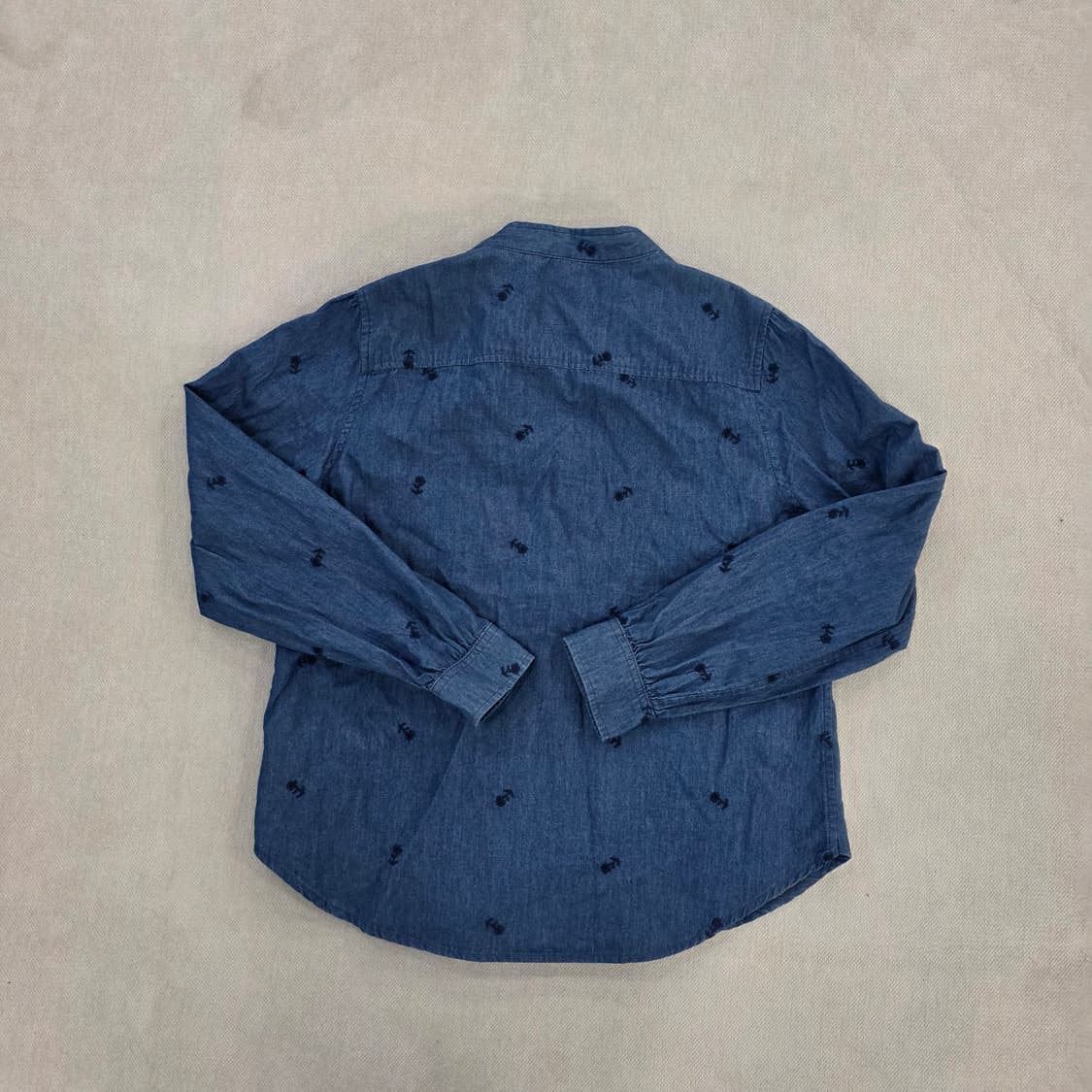 [95] 안나수이 여성 로맨틱 타이 자수 데님셔츠  1230J 상품이미지3