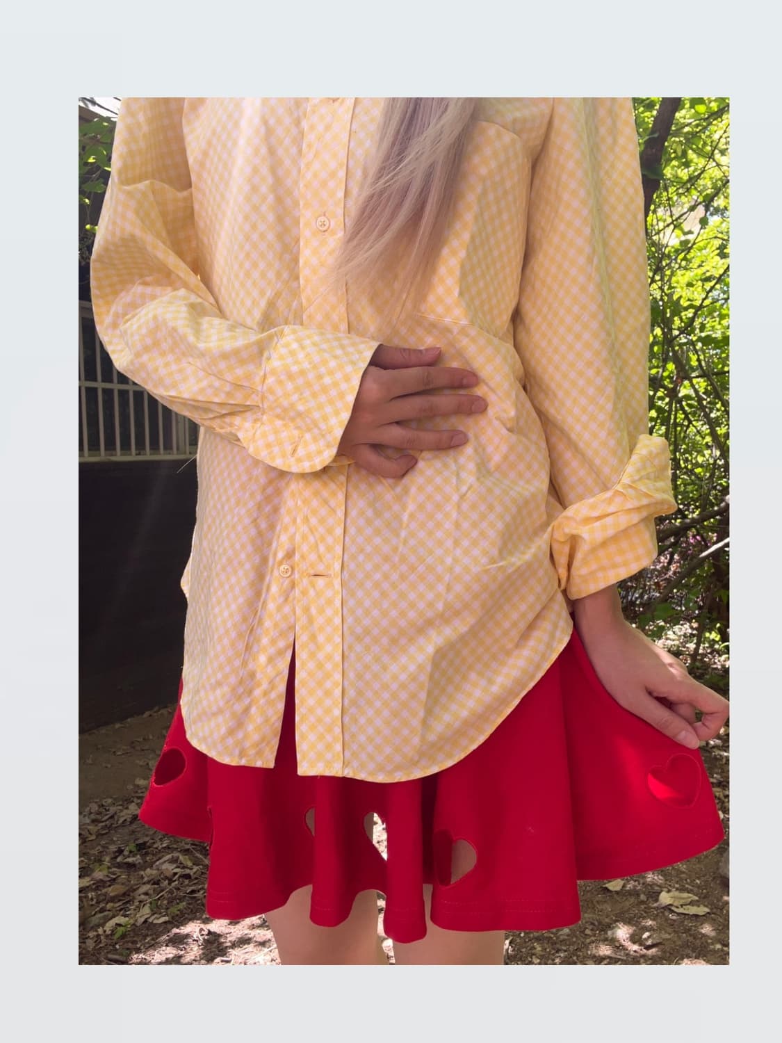 Yellow Button Shirt 옐로우 버튼 셔츠 상품이미지5