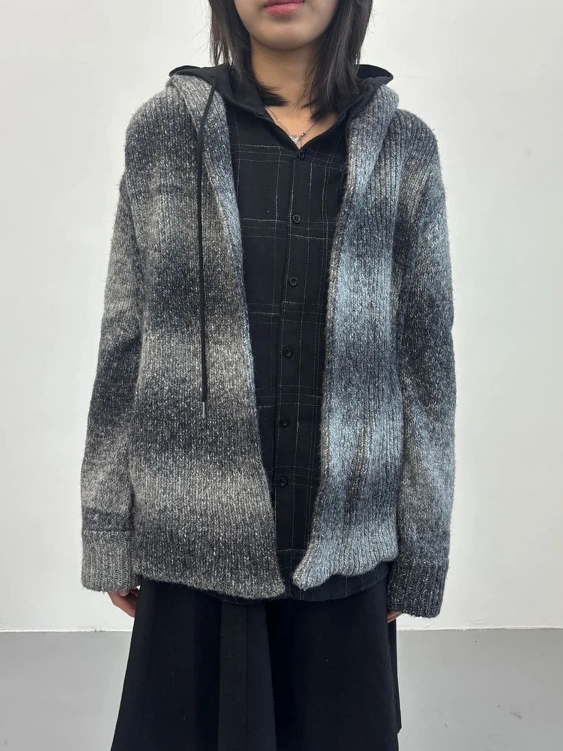 apart by lowrys Hooded Knit Cardigan 상품이미지2