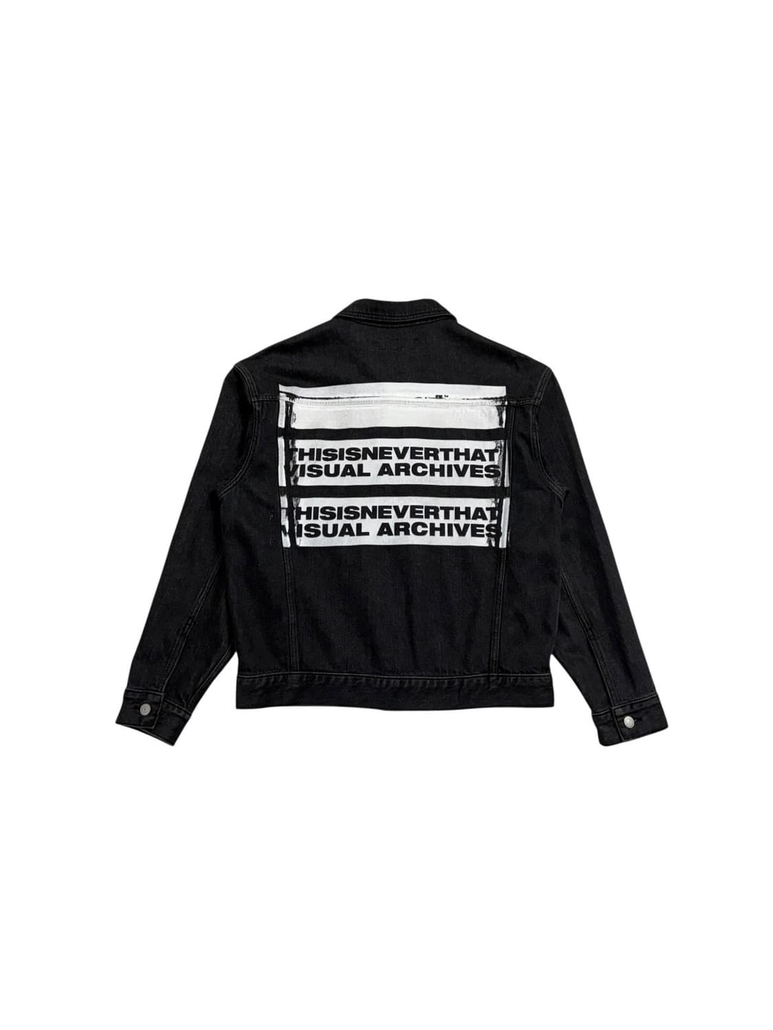 디스이즈네버댓 데님 자켓 블랙 상품이미지2