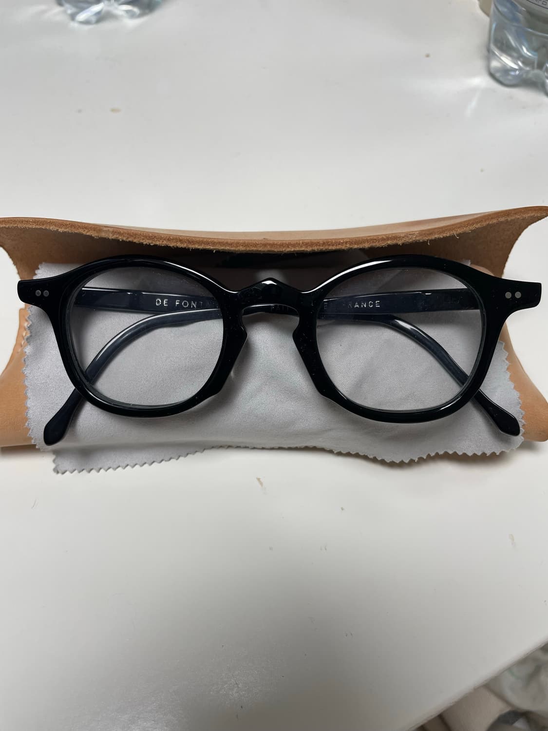 드폰테인 라시트포 LW 콜라보 뿔테 안경 상품이미지1