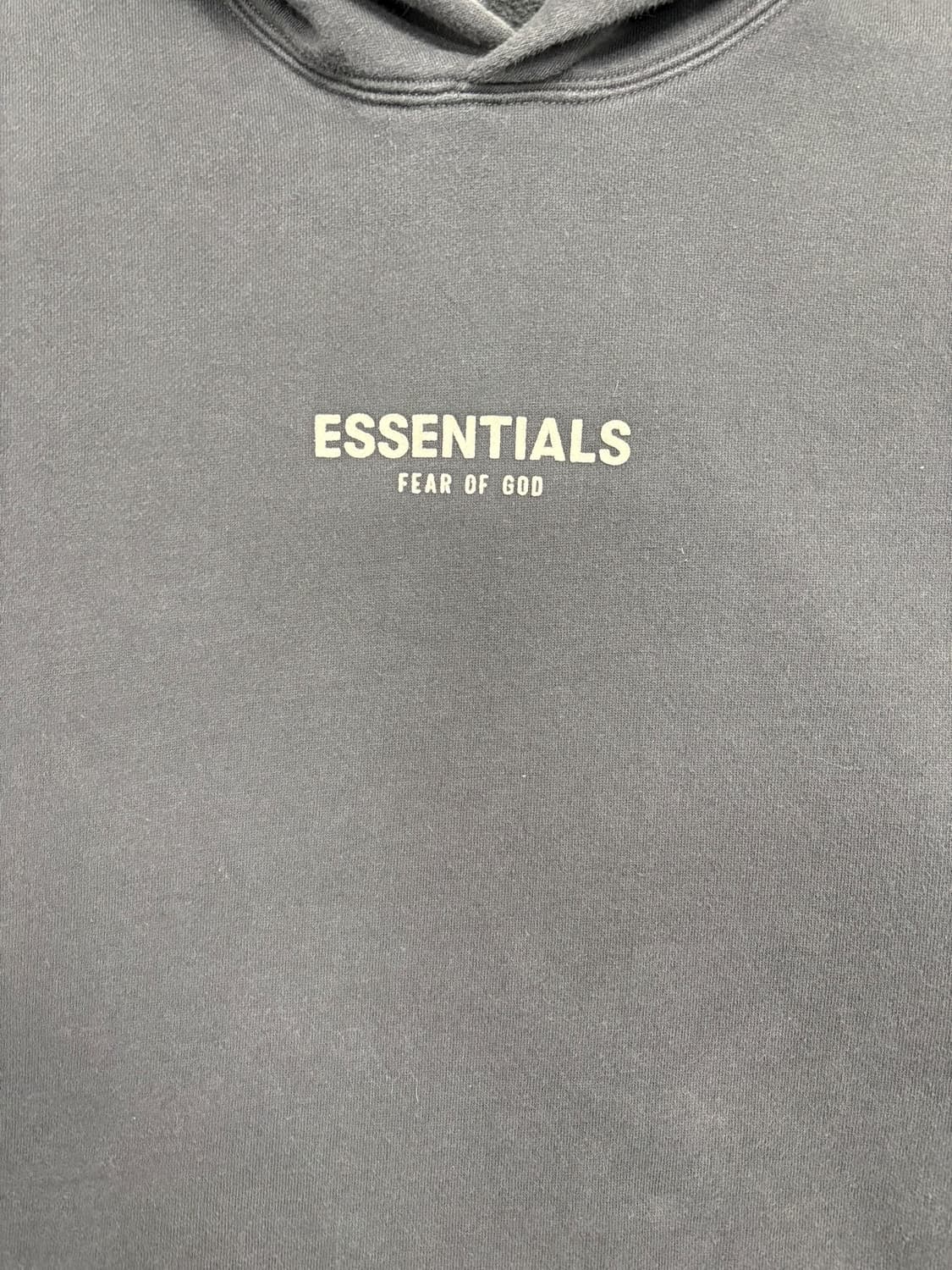 에센셜 후드티 다크그레이 상품이미지5