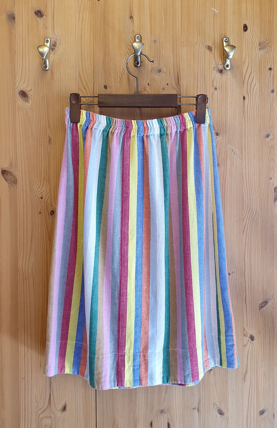 55/66.J.Crew 린넨 밴딩스커트 
 상품이미지1