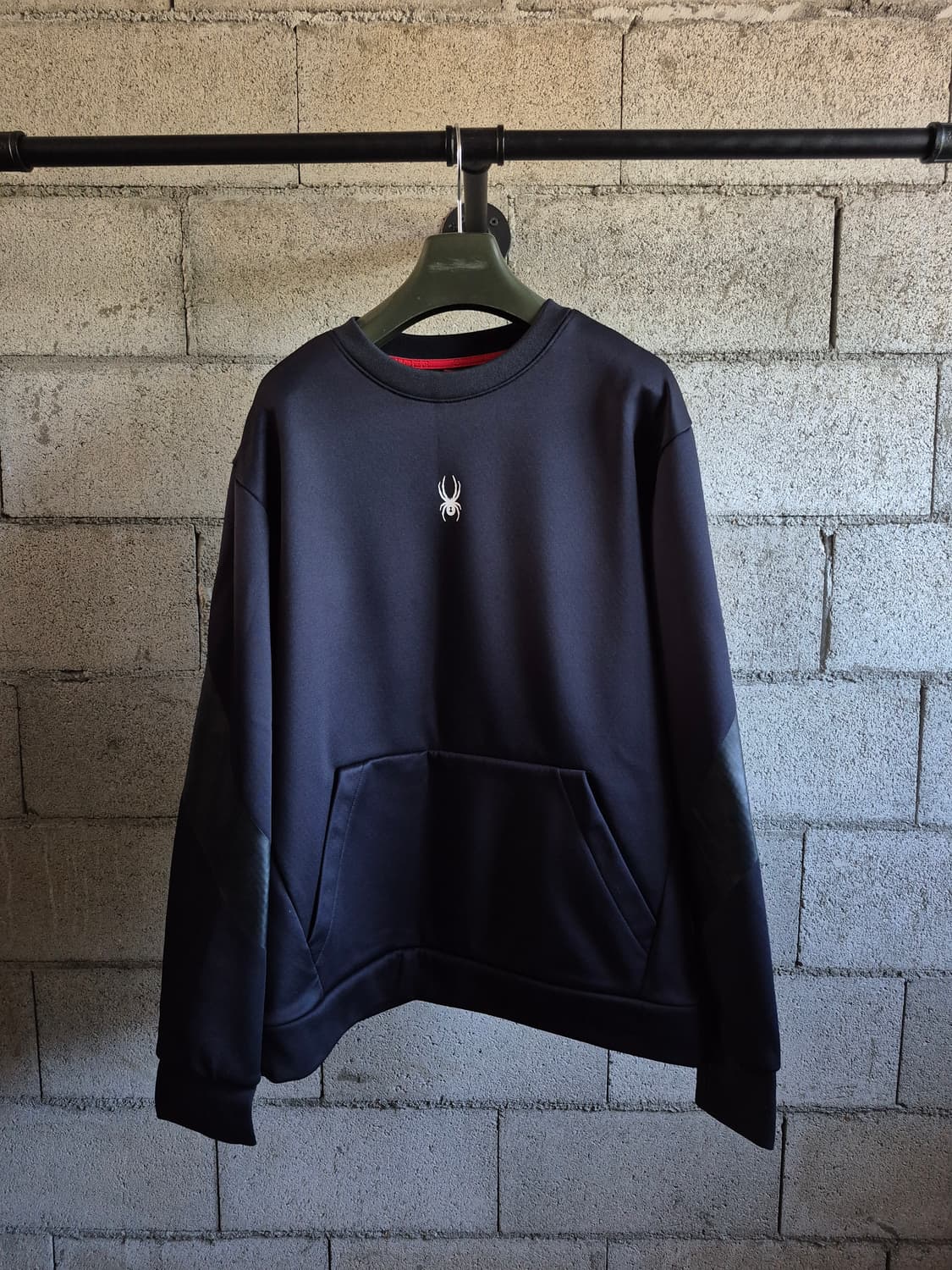 스파이더 검정색 맨투맨 티셔츠 2XL 상품이미지2