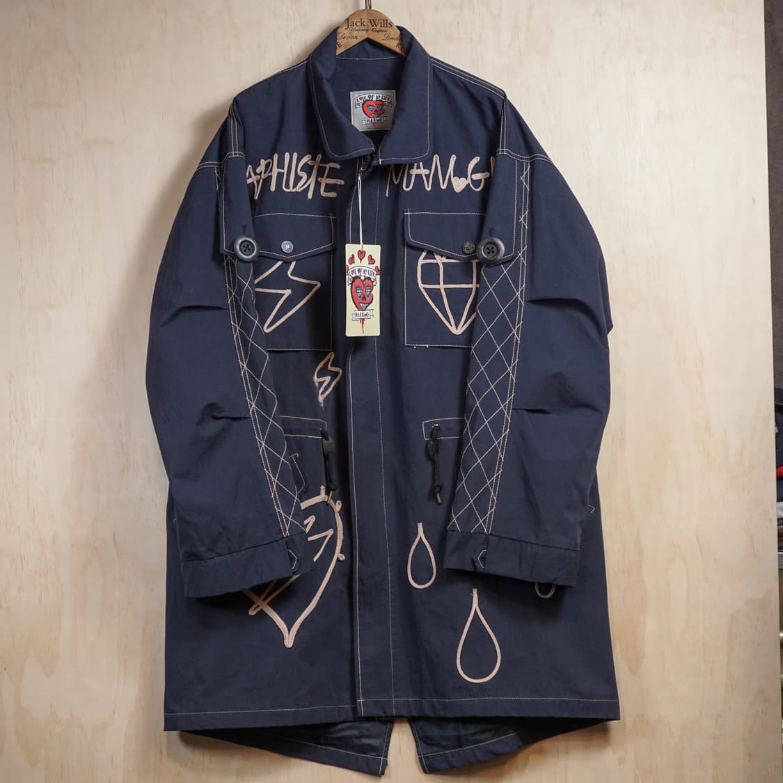 Man G 그라피스트 스티치 파카 자켓 상품이미지1