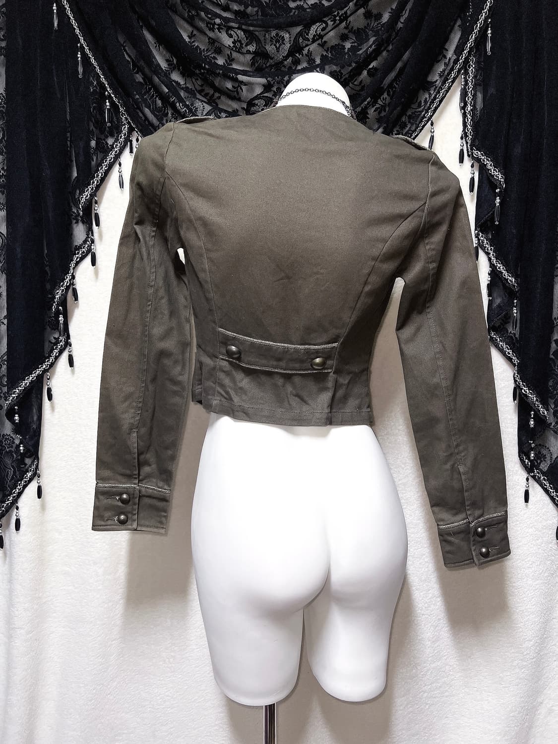 세실맥비 견장 나폴레옹 자켓 밀리터리 y2k 와투케 펑크 대장 갸루 핀터 상품이미지7