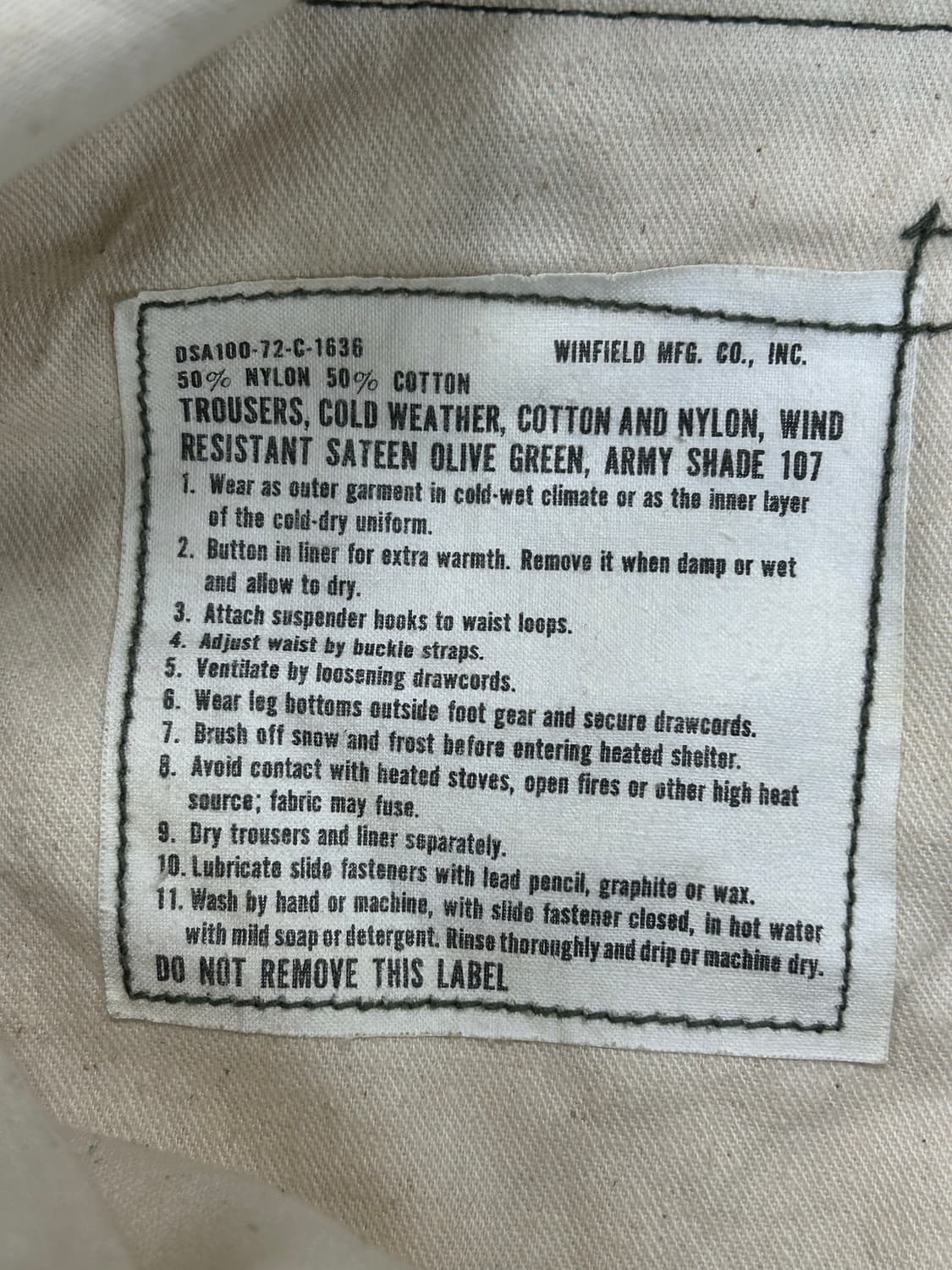 70s U.S ARmy M-65 Filed Cargo Pant (M-R) 상품이미지8