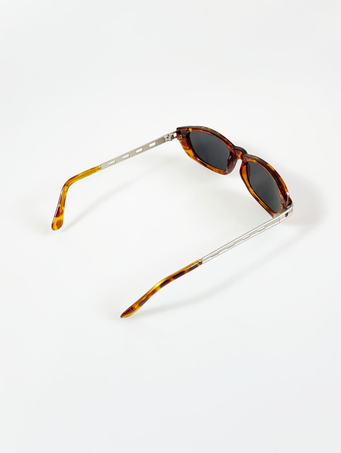 90s CIVIL 토터스쉘 볼드 스퀘어 빈티지 선글라스 상품이미지4