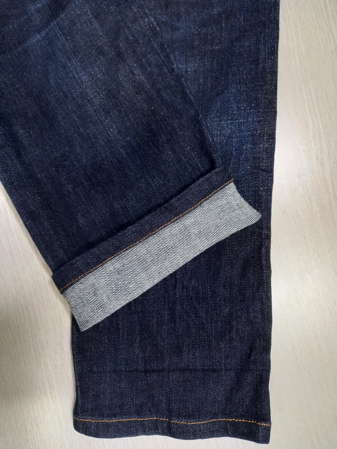 30 MODIFIED Kor 워싱 스판 슬림일자진 진청 30-163 상품이미지6