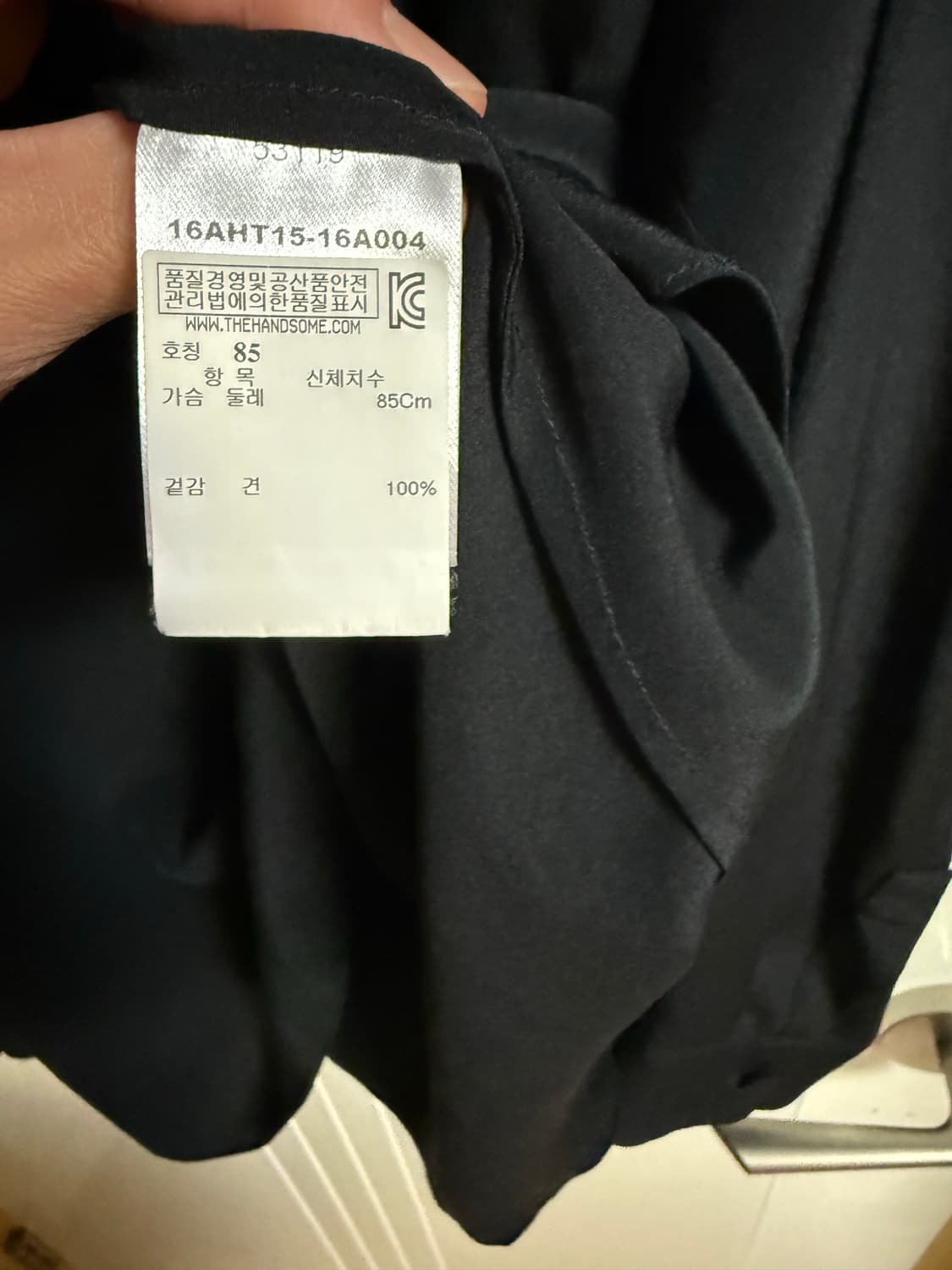 끌로에 Chloe 블랙 실크 블라우스 36 상품이미지6