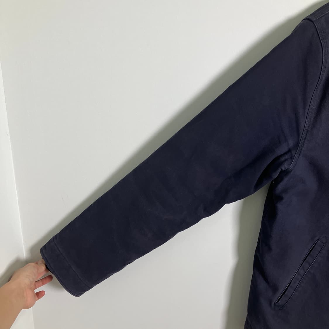 칼하트wip 네이비 쉐필드 덱자켓 L 상품이미지7