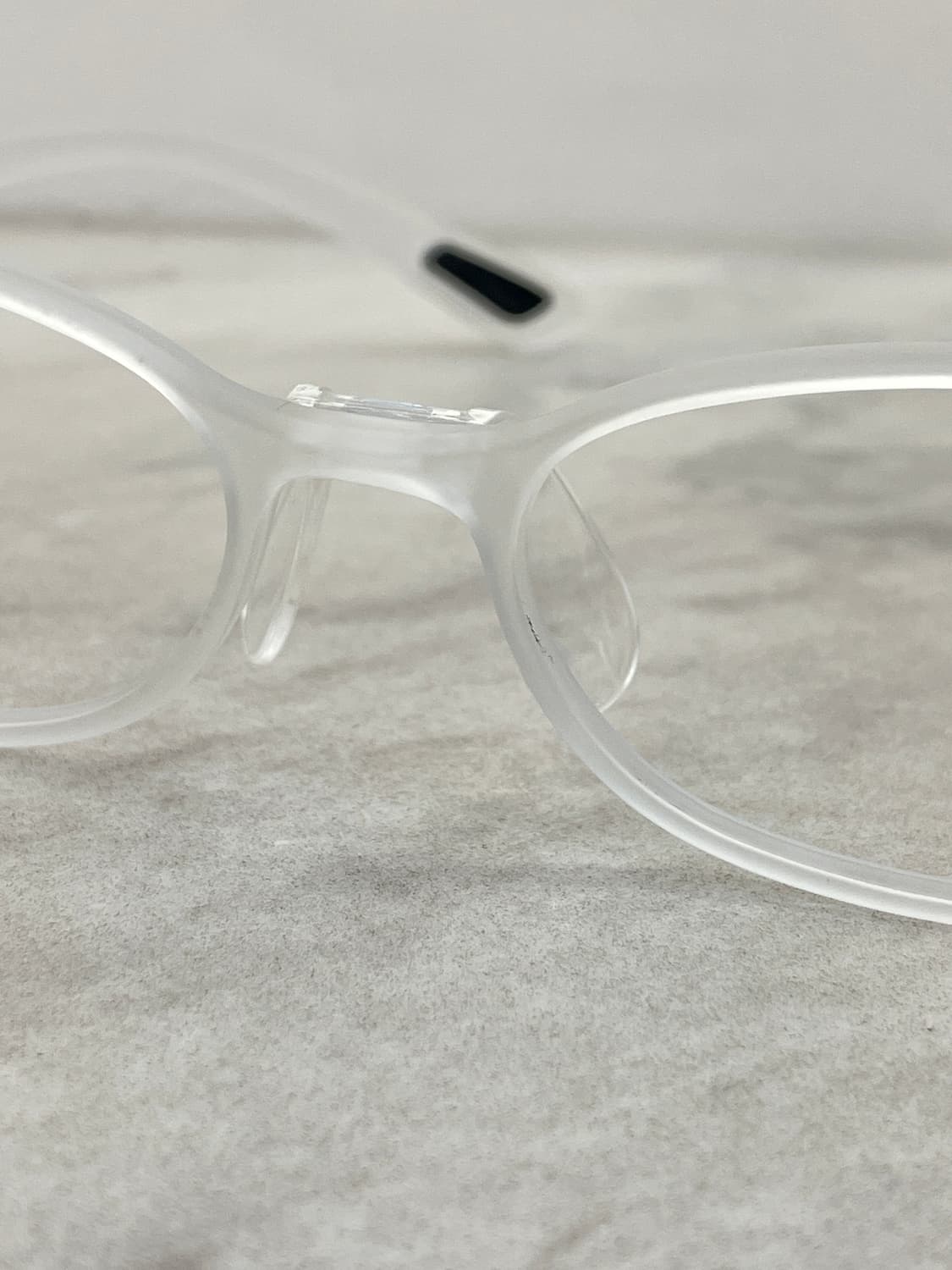 B83 CLOD 경량 클리어 오벌 슬림 뿔테 안경351 상품이미지5