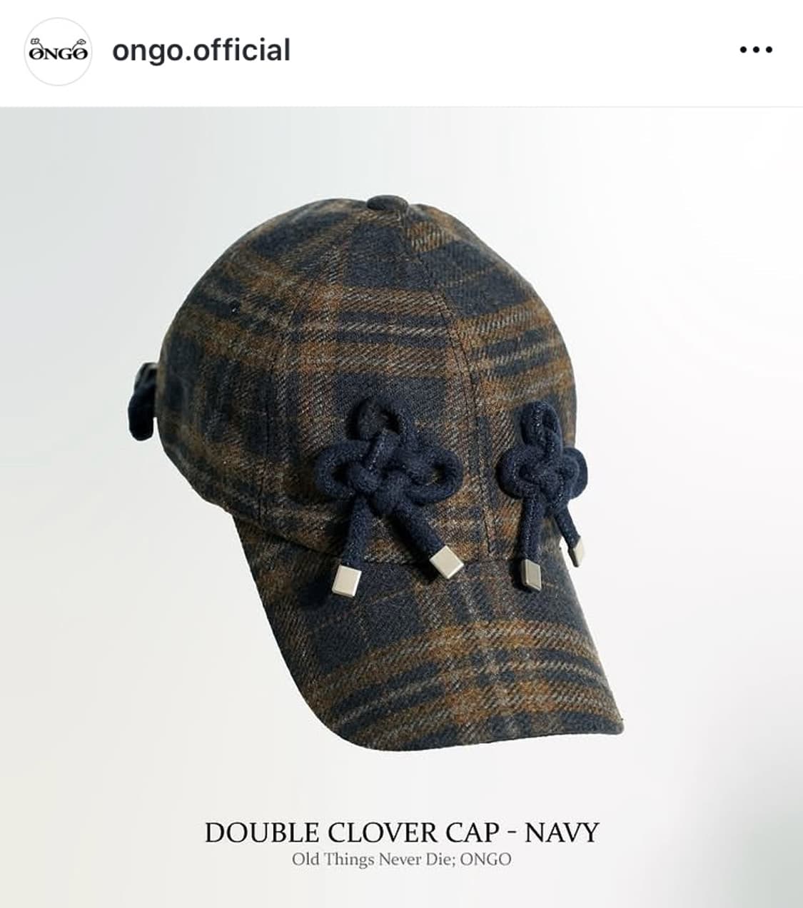 온고 매듭 볼캡 상품이미지1