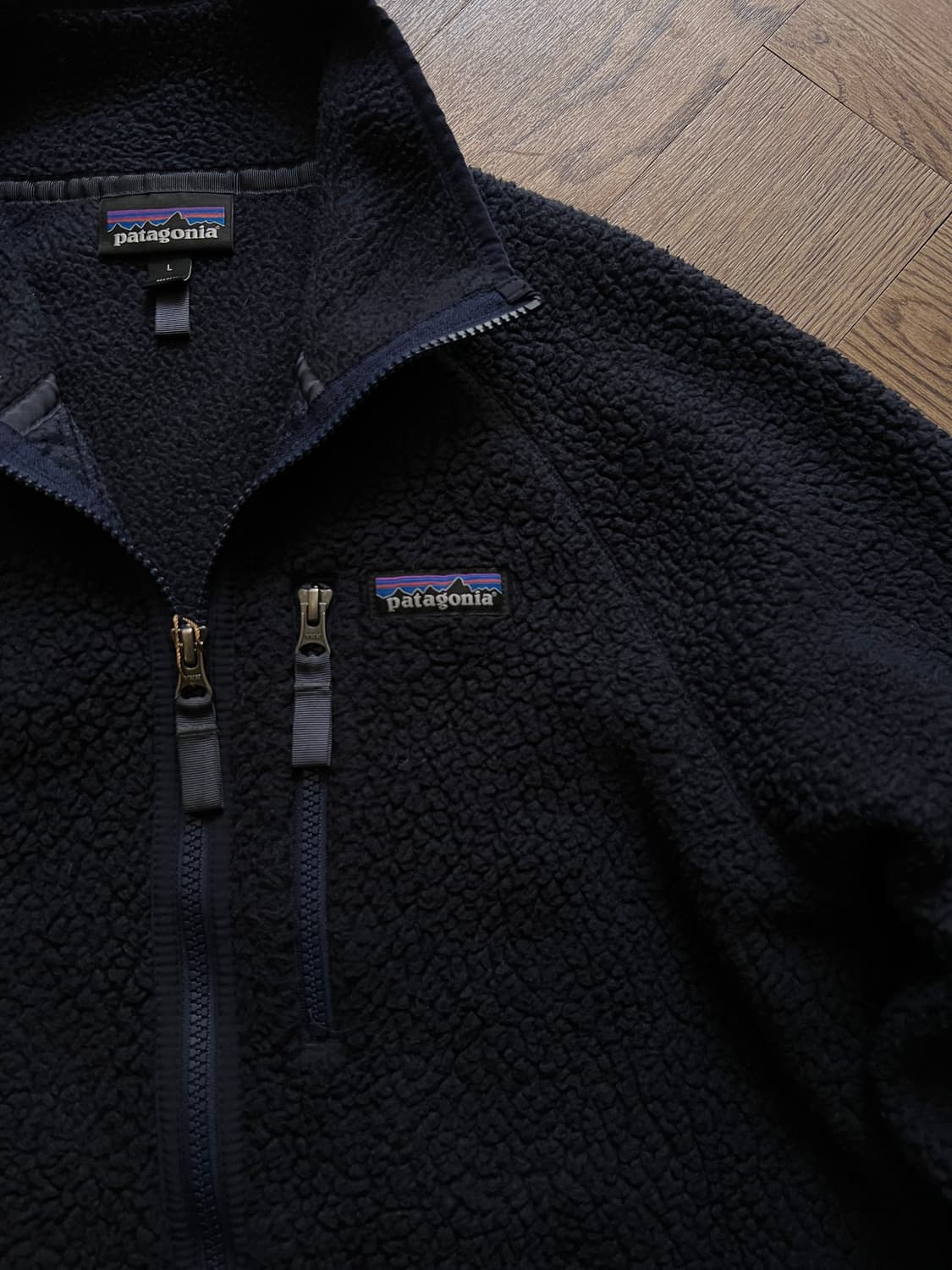 [L]파타고니아 레트로 네이비 플리스 자켓 상품이미지3