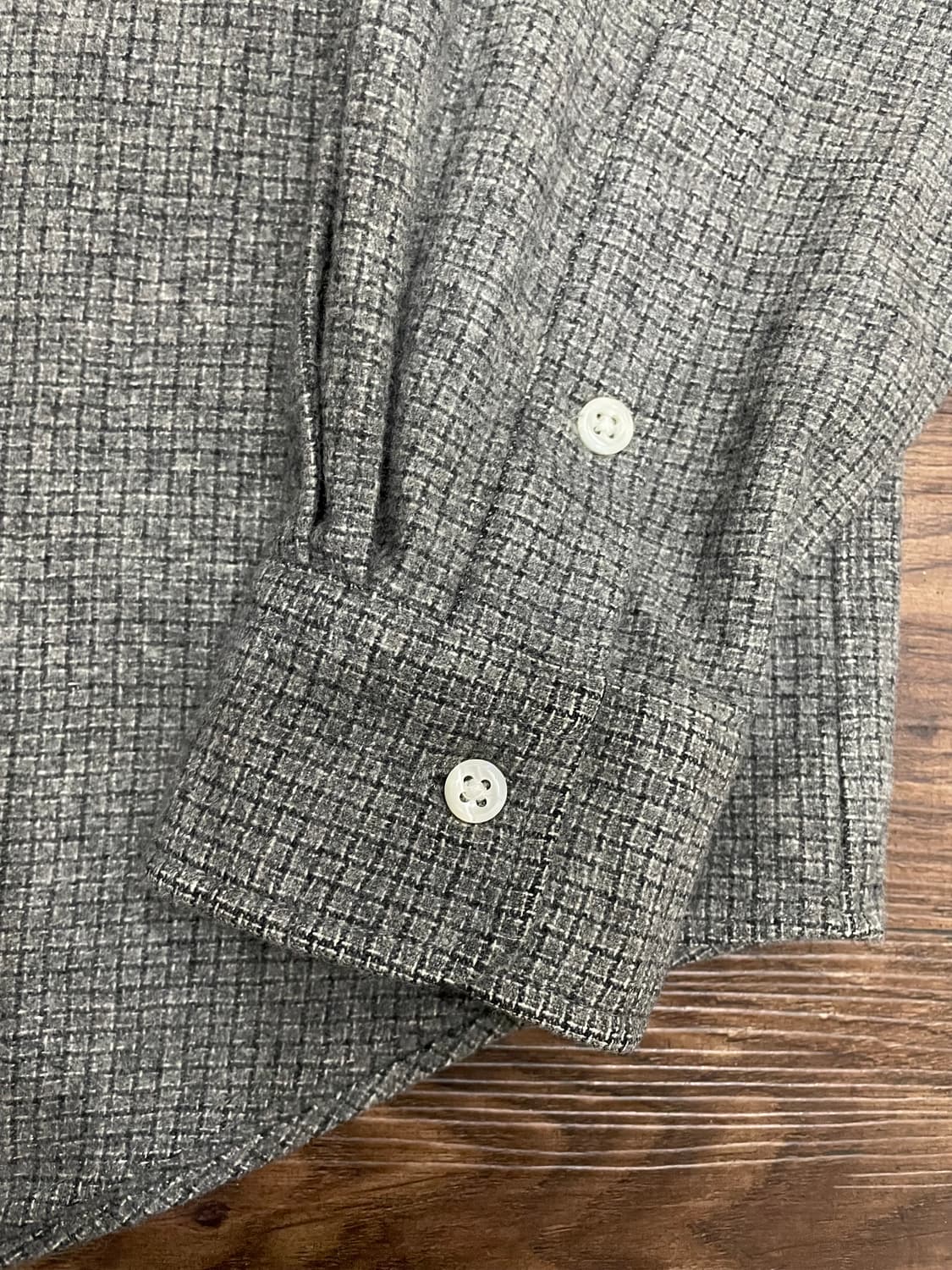 폴로 랄프로렌 울 체크 셔츠 그레이 상품이미지5