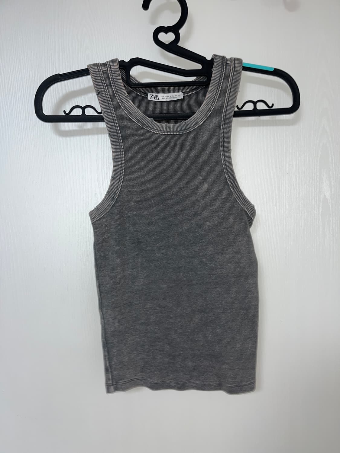 Zara 그레이 워싱 슬리브리스 상품이미지1