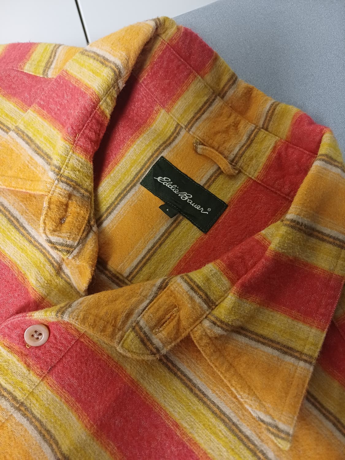 에디바우어 Japan 빈티지 플란넬 셔츠 상품이미지3