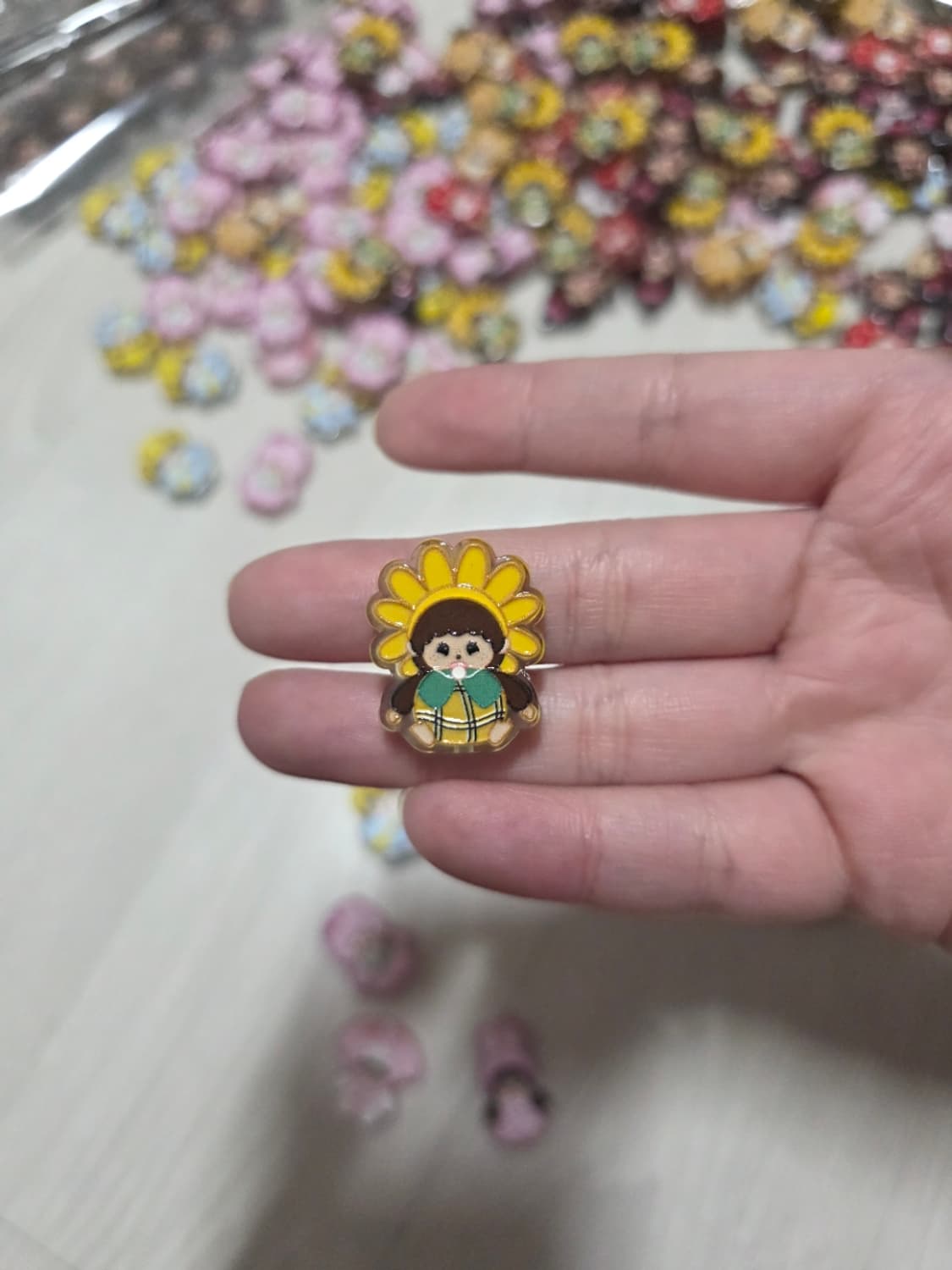 볼펜꾸미기,키링만들기 몬치치 파츠 8종 상품이미지6