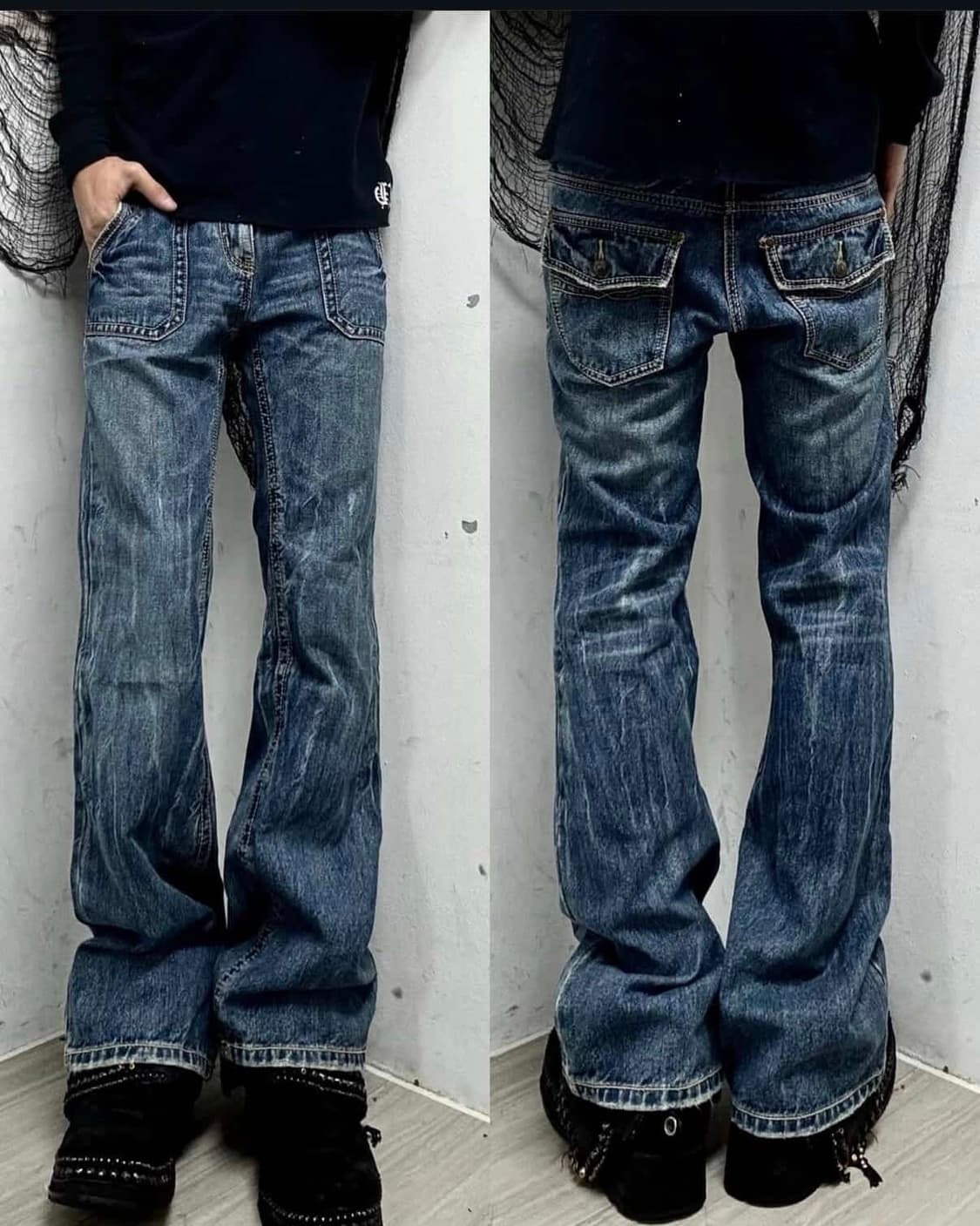 Y2K loose fit panis 상품이미지1
