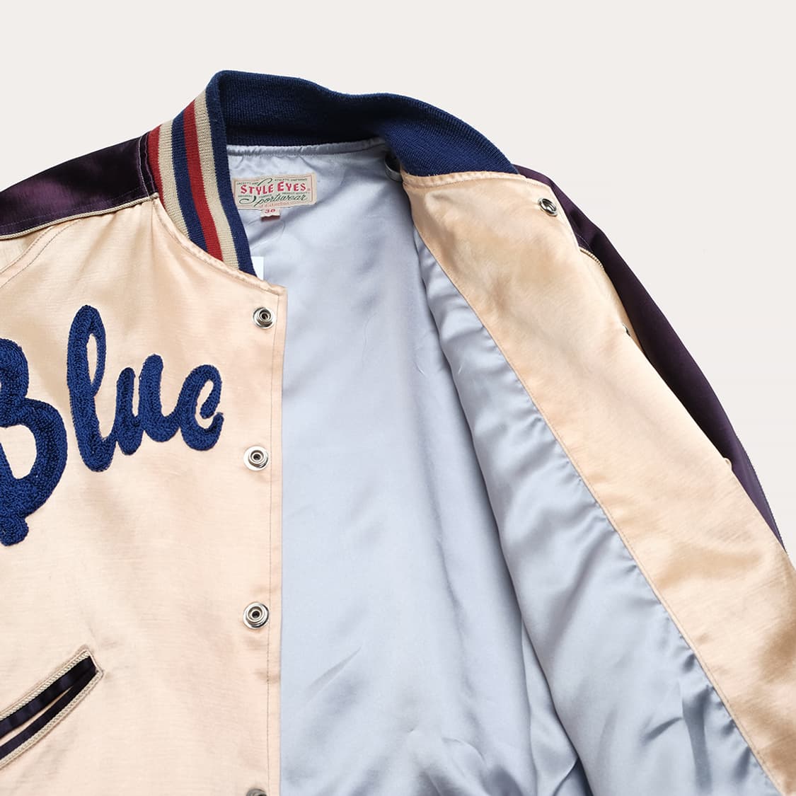 STYLEEYES satin varsity jacket 상품이미지9