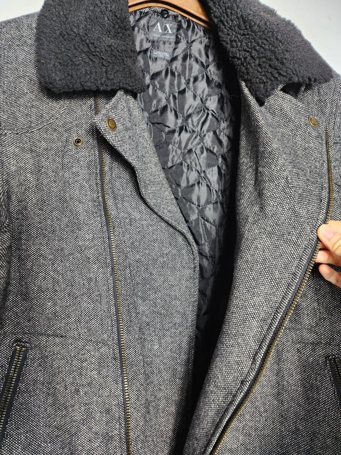 아르마니 익스체인지 바이커자켓 상품이미지4