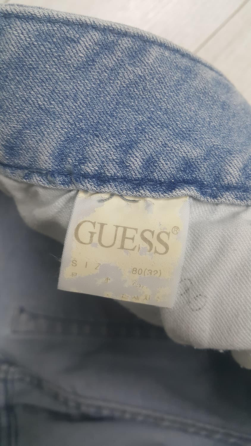 게스 스판 스카이블루대님 32인치 338번  상품이미지6