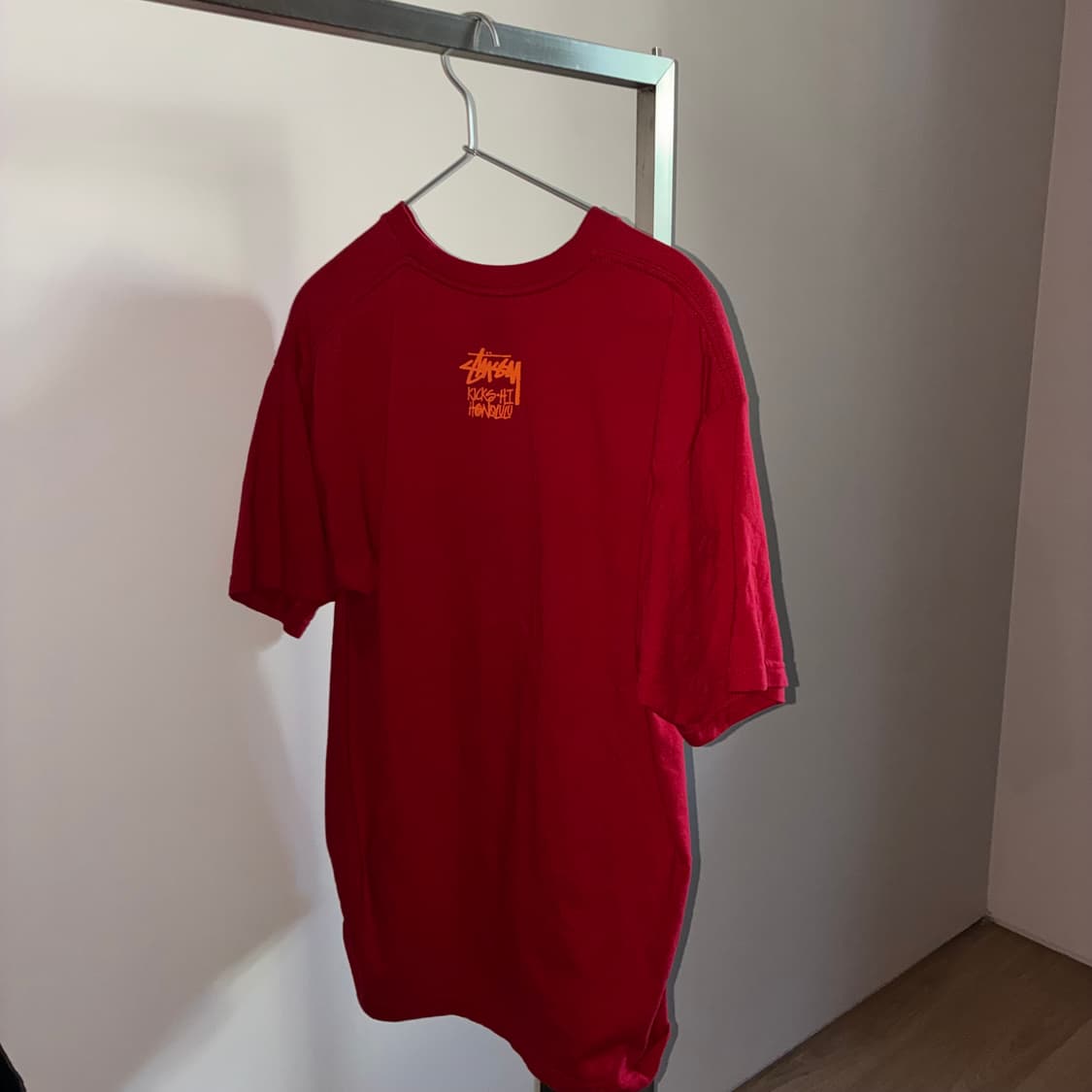 스투시 반팔 레드 상품이미지4
