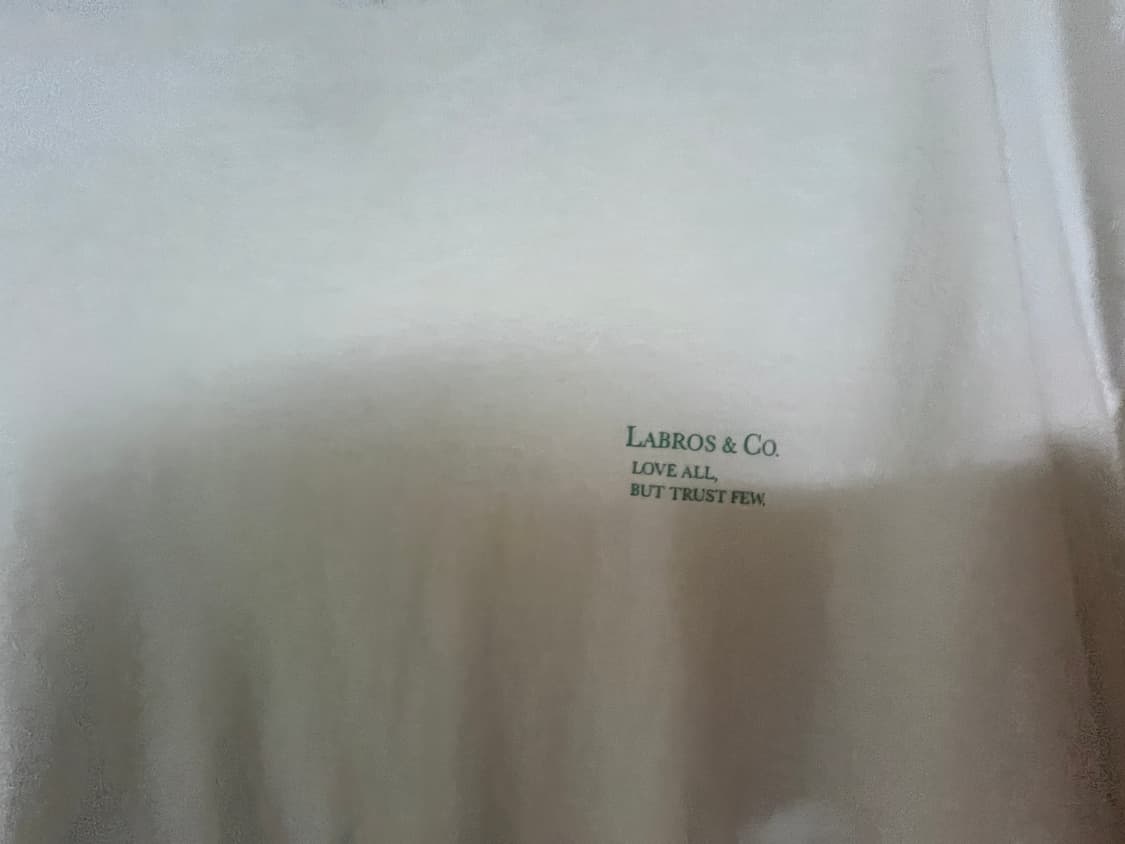 라브로스 스테파니 롱슬리브 티셔츠 화이트 상품이미지3