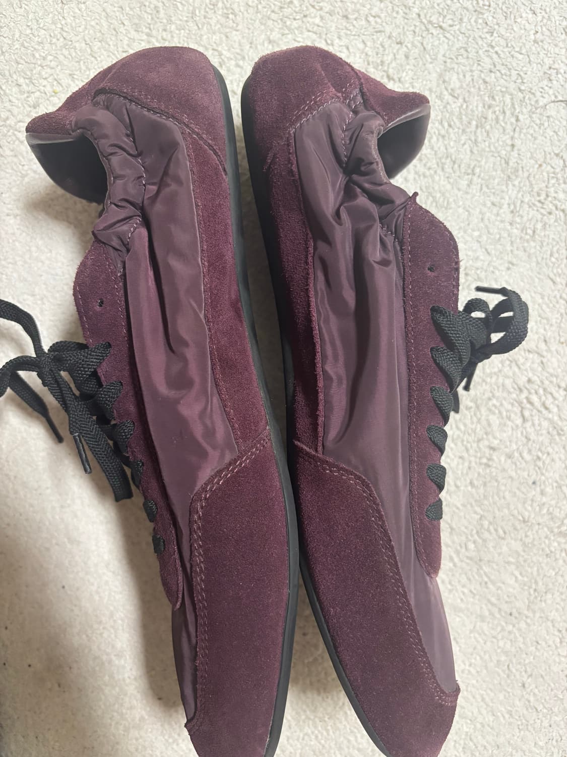 프라다 컬랩스 버건디 8.5 상품이미지5