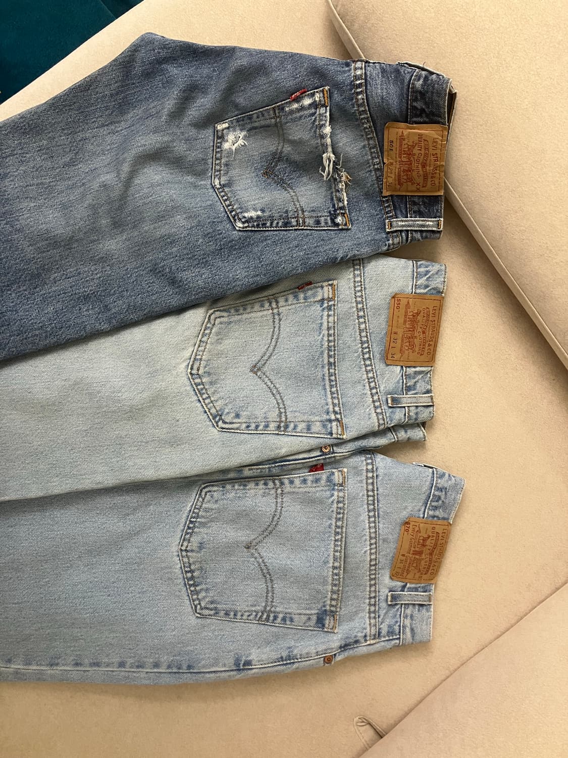 90s Levi’s baggy fit pants 570 (USA ) 상품이미지10