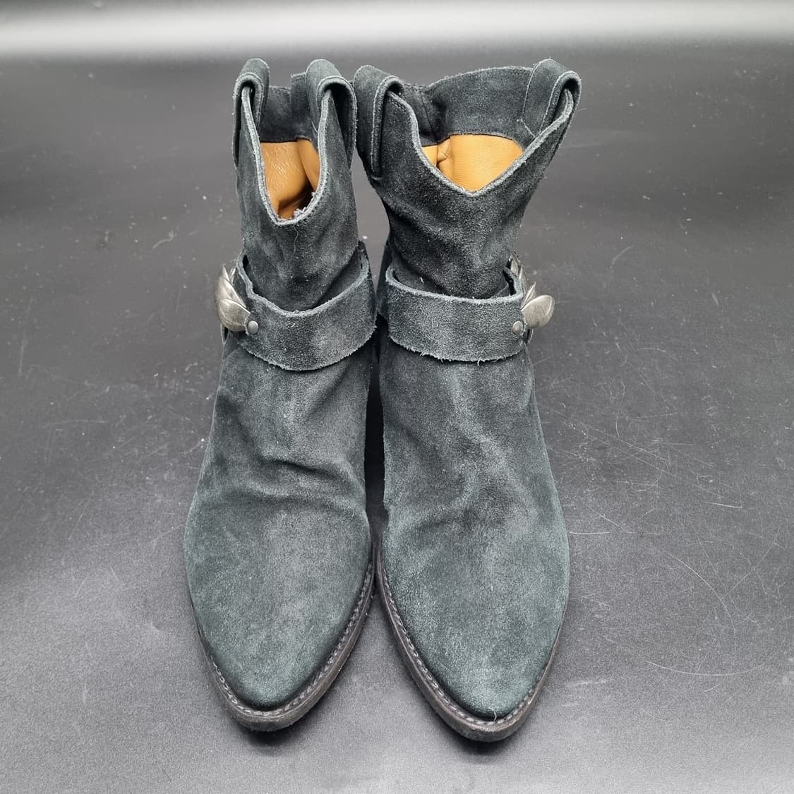 사토레 여성 스웨이드부츠 36.5 225 굽5 상품이미지2