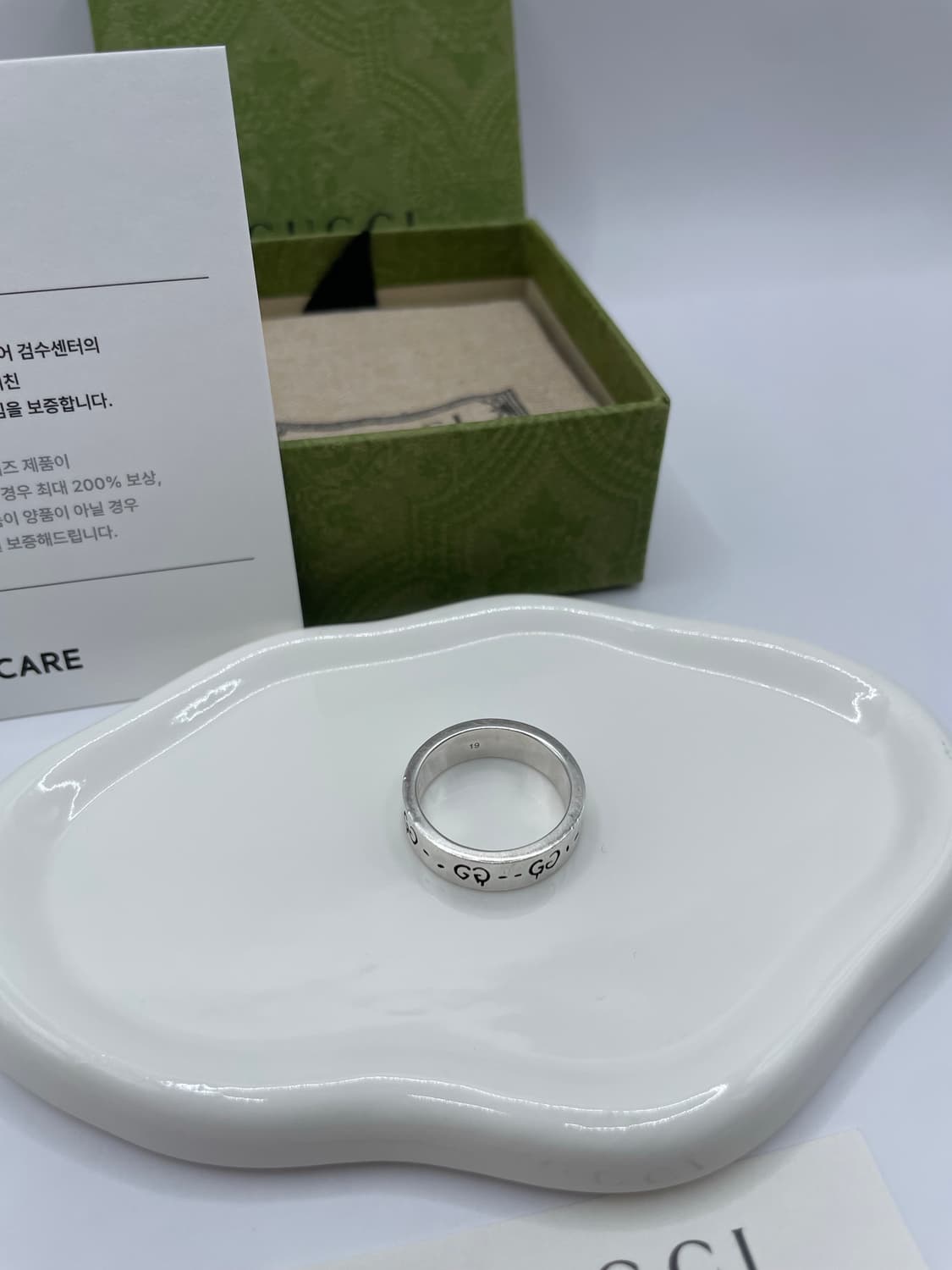 구찌 반지 19호 고스트링 6mm 477932 상품이미지2