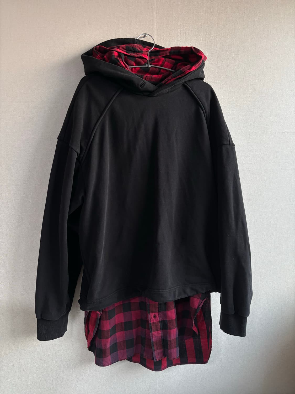 19FW Shirt Layered Hoodie 상품이미지2