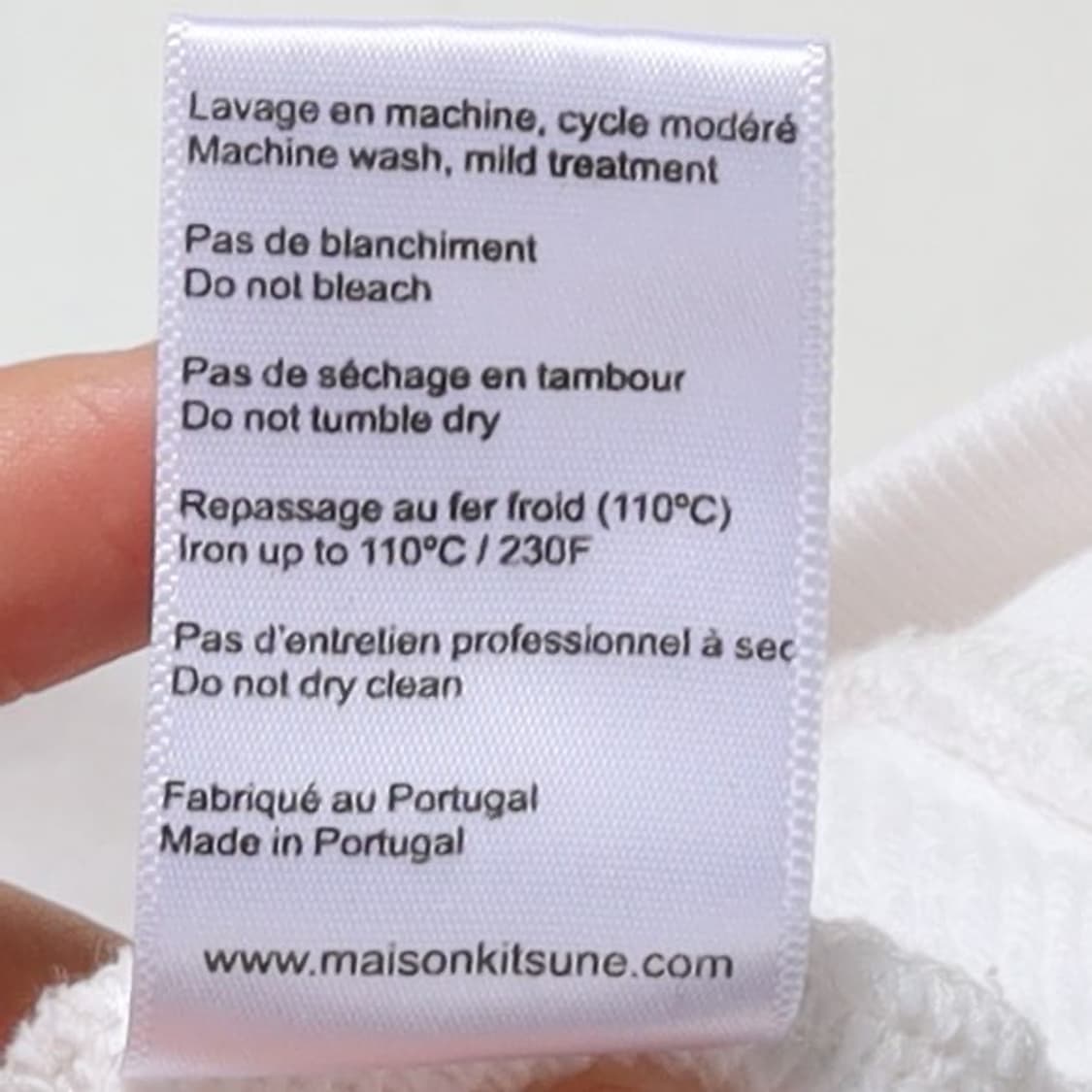 메종 키츠네 Maison Kitsune Logo Embroidered S 상품이미지9