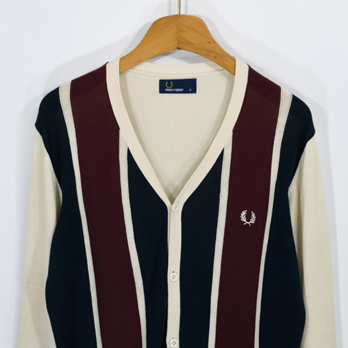 FRED PERRY 스트라이프가디건 상품이미지3