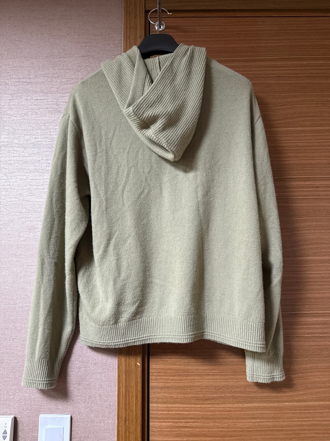 colorcolour 컬러컬러 버튼 후디 올리브 M 상품이미지3