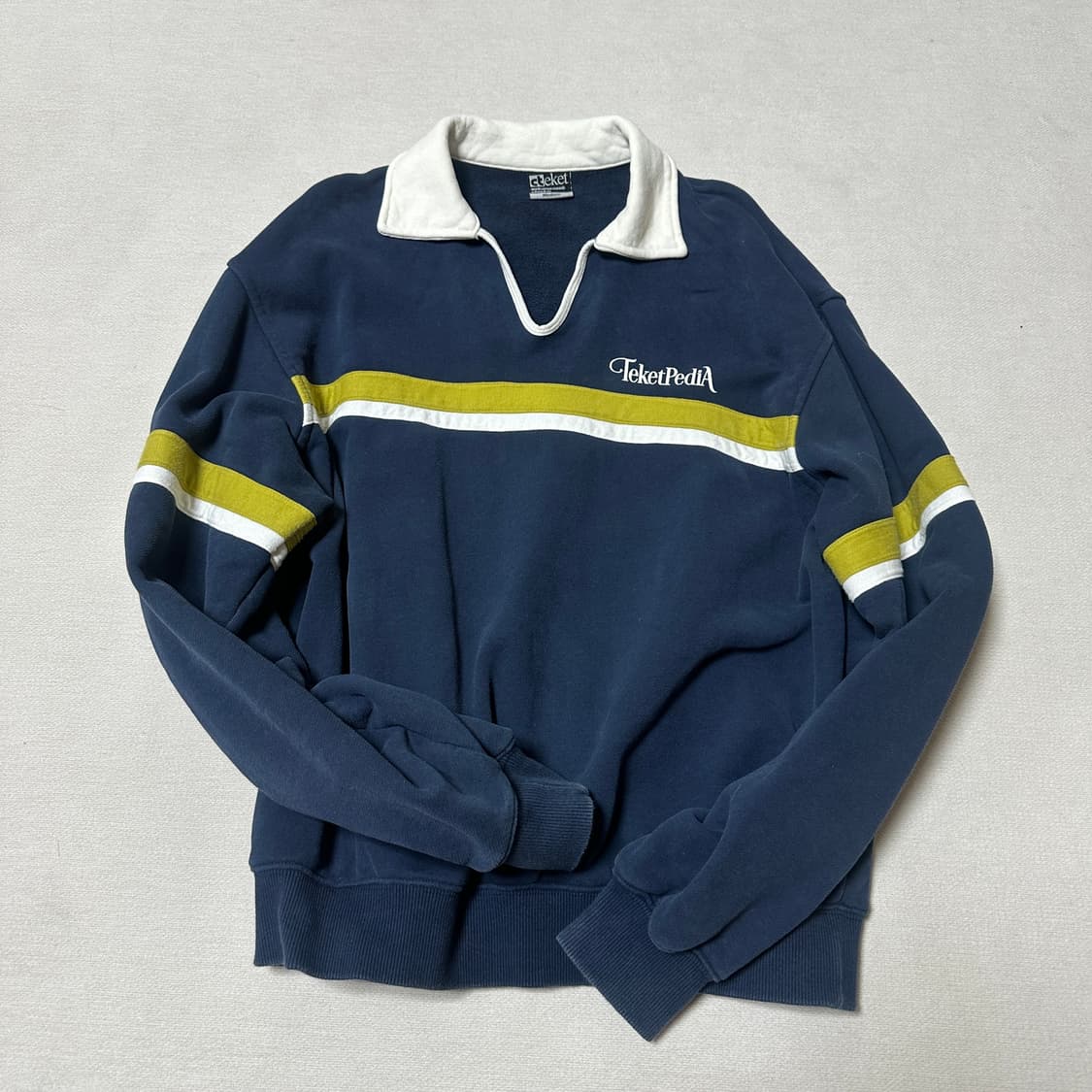 테켓 teket Language Sweatshirt Navy _ M 상품이미지7