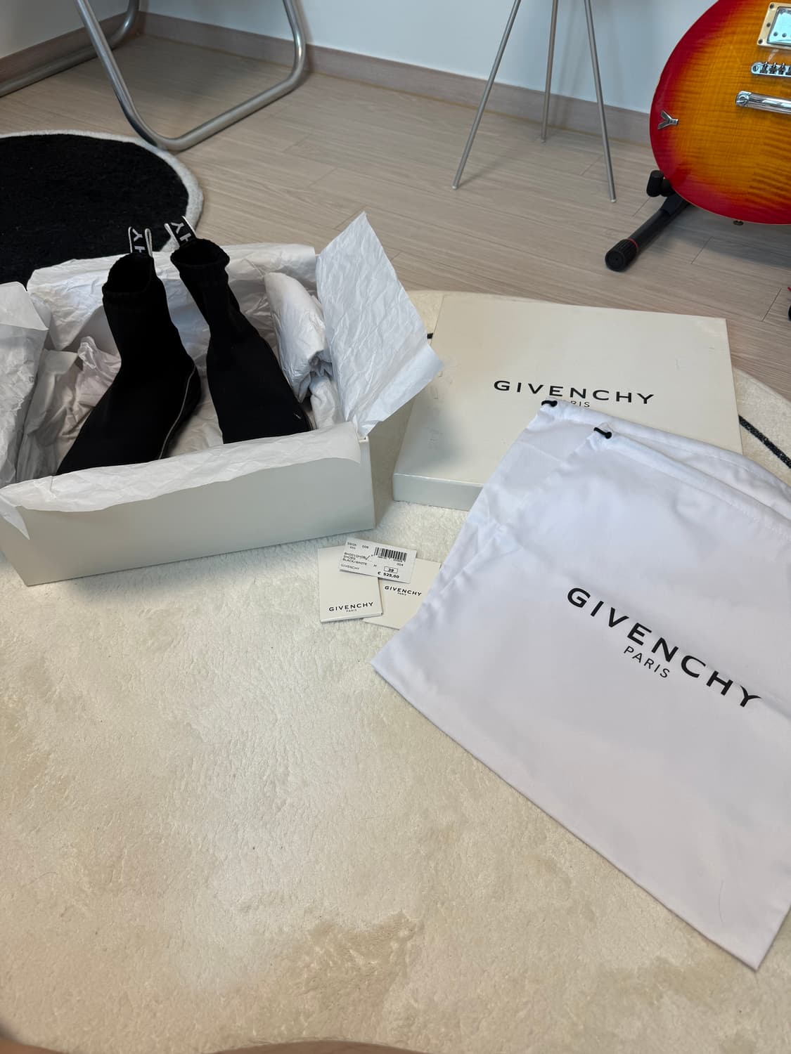 지방시 백로고 삭스스니커즈 39사이즈 상품이미지8