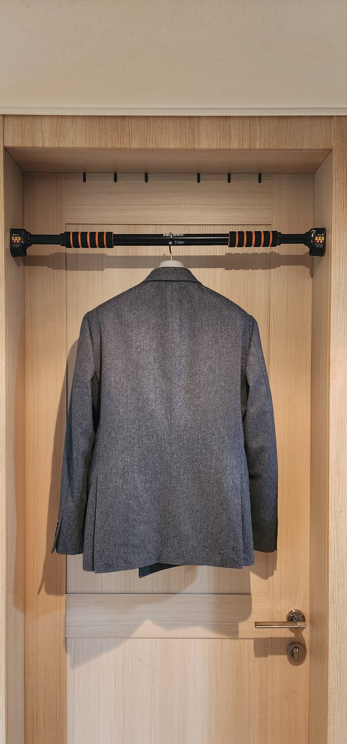 라코스테 헤링본 더블 모직자켓 L 상품이미지2