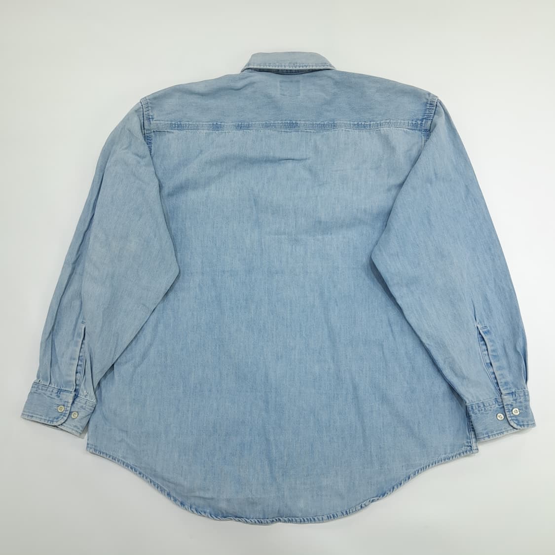 Co828 L GAP 갭 90s 캐나다 연청 데님 긴팔 셔츠 상품이미지7